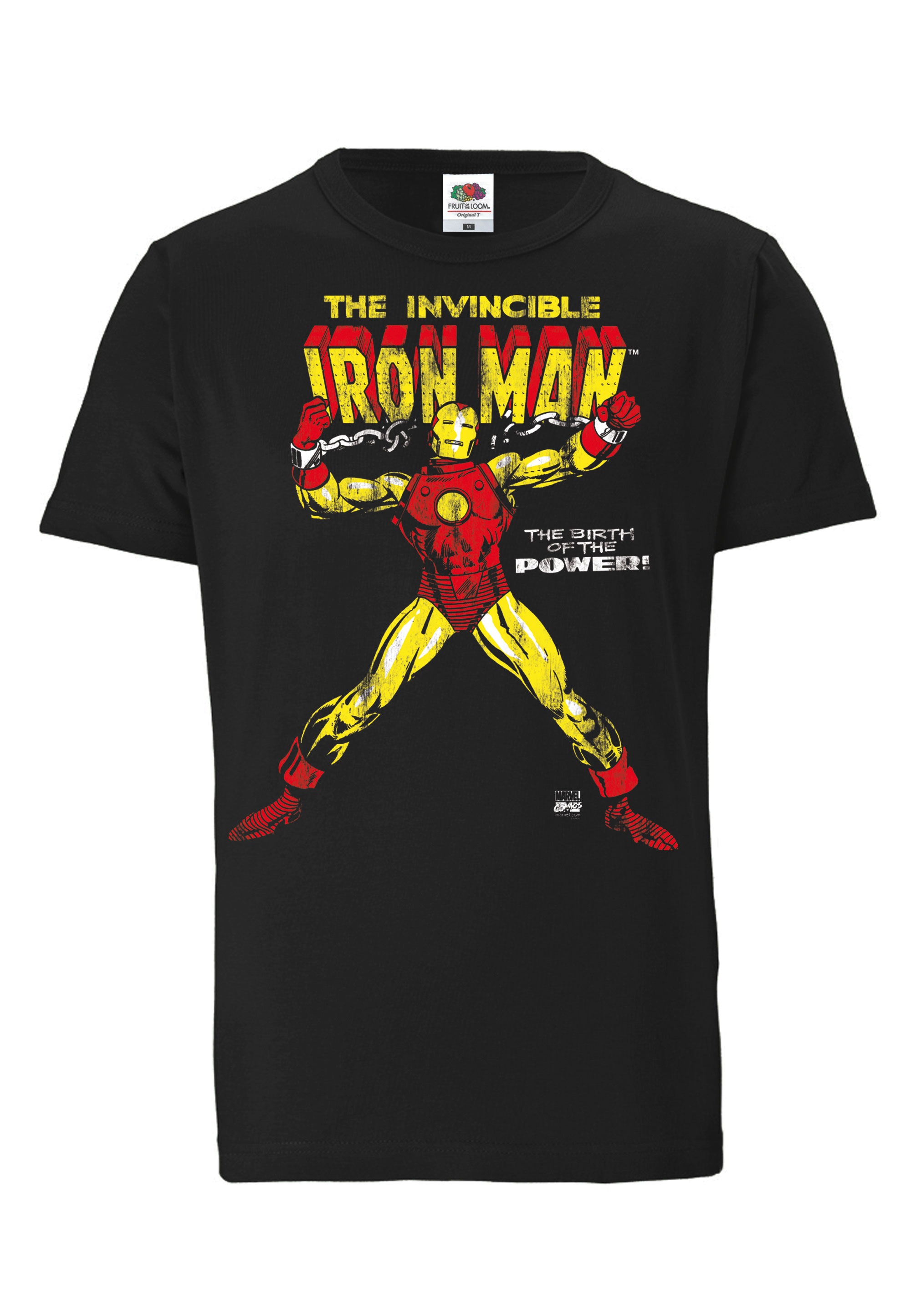 LOGOSHIRT T-Shirt »Iron Man - The Birth Of The Power«, mit lizenziertem Print