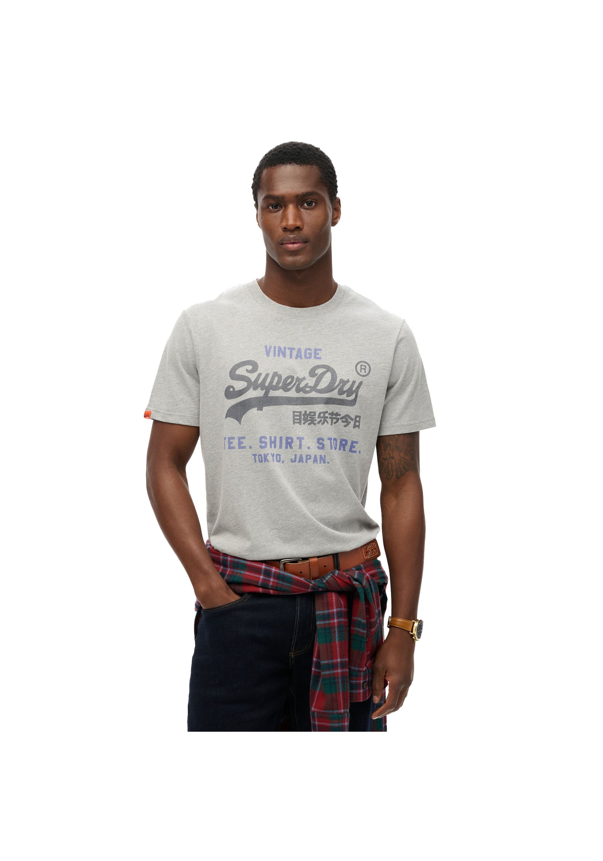 Superdry T-Shirt "T-Shirt VI Heritage Relaxed Tee 1er Pack" günstig online kaufen