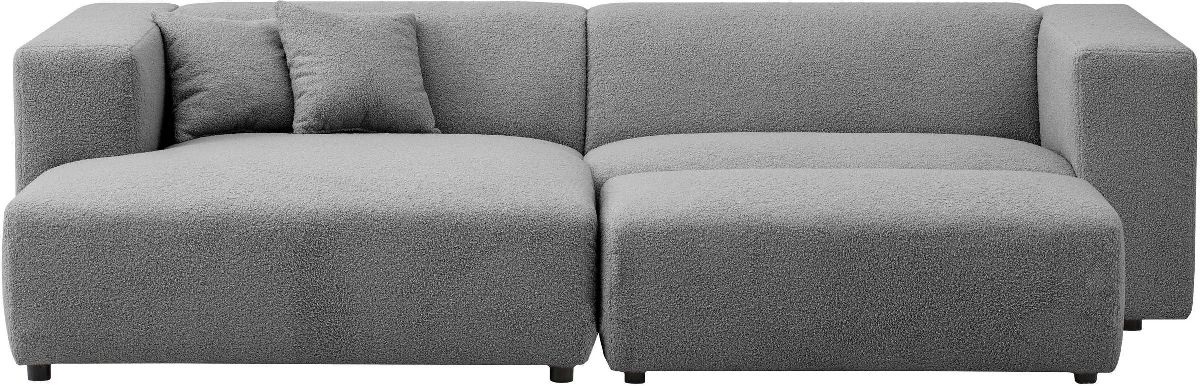 Home affaire Polsterecke "BAKELS, Ecksofa-Set mit Hocker, L-Form mit Schlaf günstig online kaufen