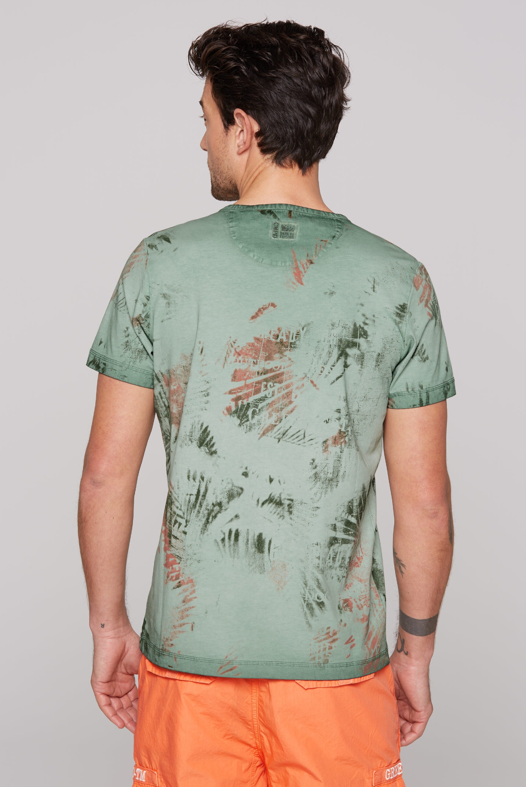 CAMP DAVID Rundhalsshirt, aus Baumwolle