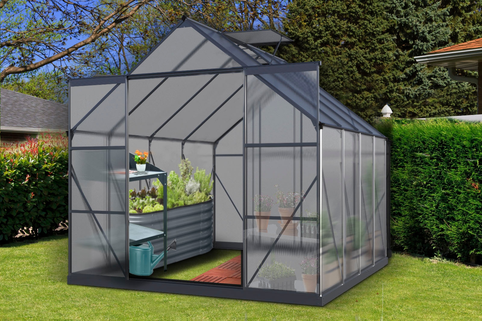 KONIFERA Gewächshaus mit Fundamentrahmen günstig online kaufen