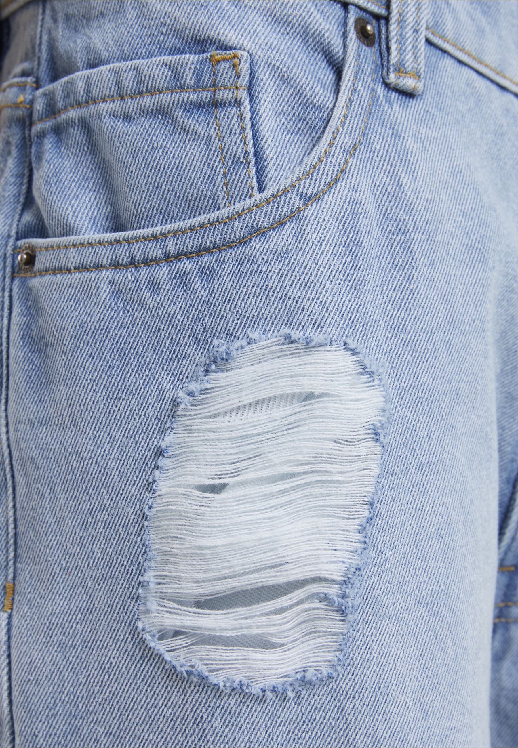 URBAN CLASSICS Bequeme Jeans »Urban Classics Heavy Ounce Knee Cut Baggy Fit Jeans«