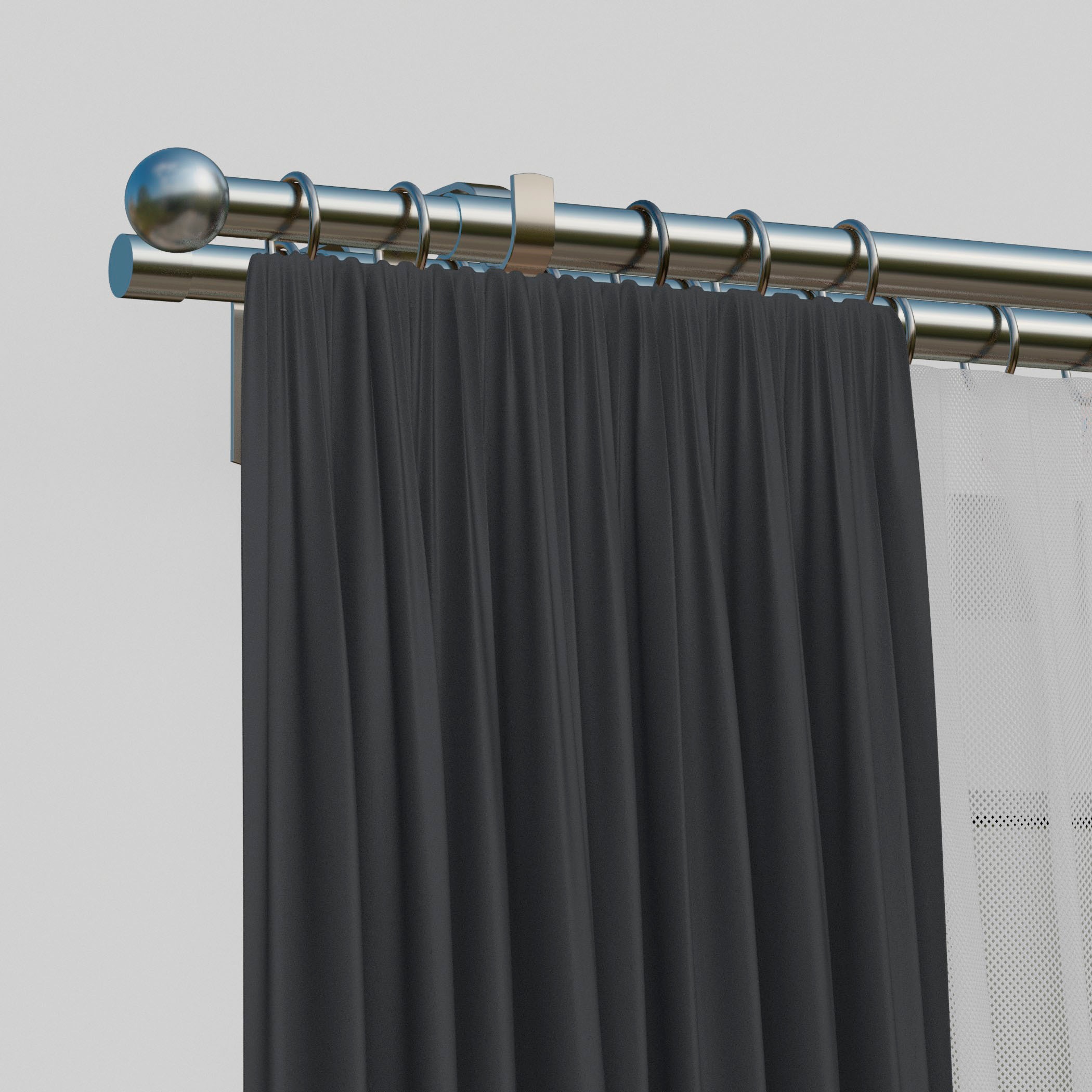 indeko Gardinenstange "Formentor" Ø 20 mm 2 läufig-läufig ausziehbar stufen günstig online kaufen