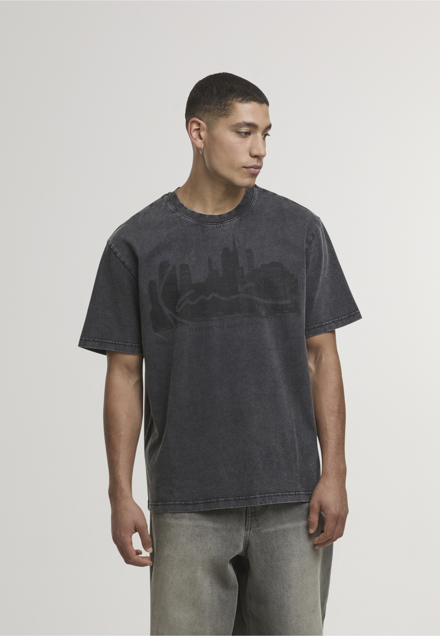 Karl Kani T-Shirt »Karl Kani Signature Skyline Washed Boxy T-Shirt« 1