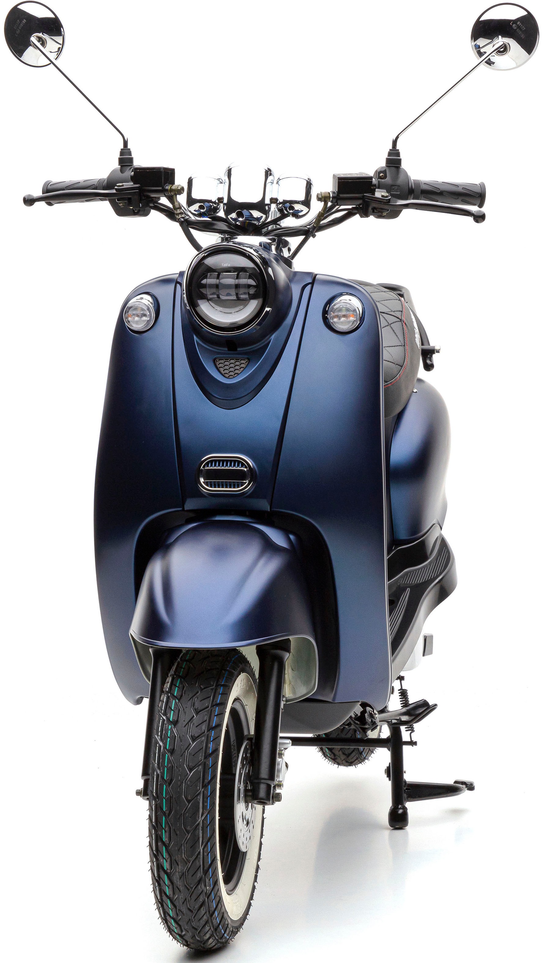 Nova Motors E-Motorroller »eRetro und Premium«, BAUR Star Tacho online Rechnung Mit auf Li | Weißwandreifen, gesteppter kaufen digitalem Sitzbank