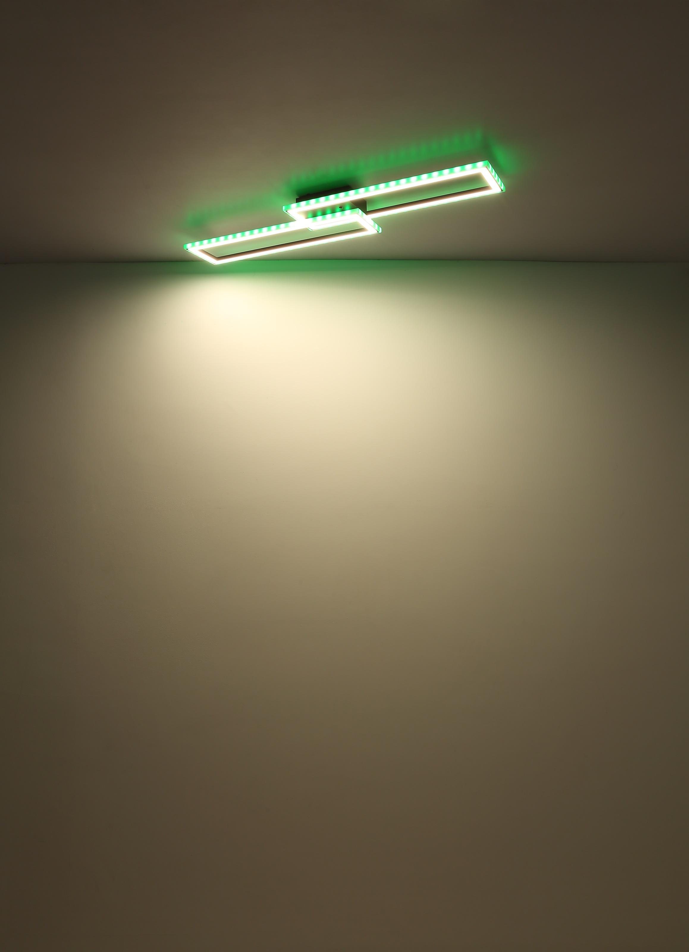 GLOBO LIGHTING LED Deckenleuchte »MIRELLA«, Leuchtmittel LED-Modul | LED fest integriert, Deckenlampe/schwarz/Regenbogeneffekt/ CCT 2700-6500K
