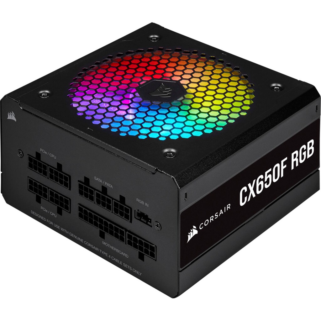 Corsair PC-Netzteil »CX Series CX650F RGB«