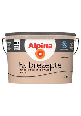 Alpina Wand- ir Deckenfarbe »Farbrezepte Zart...