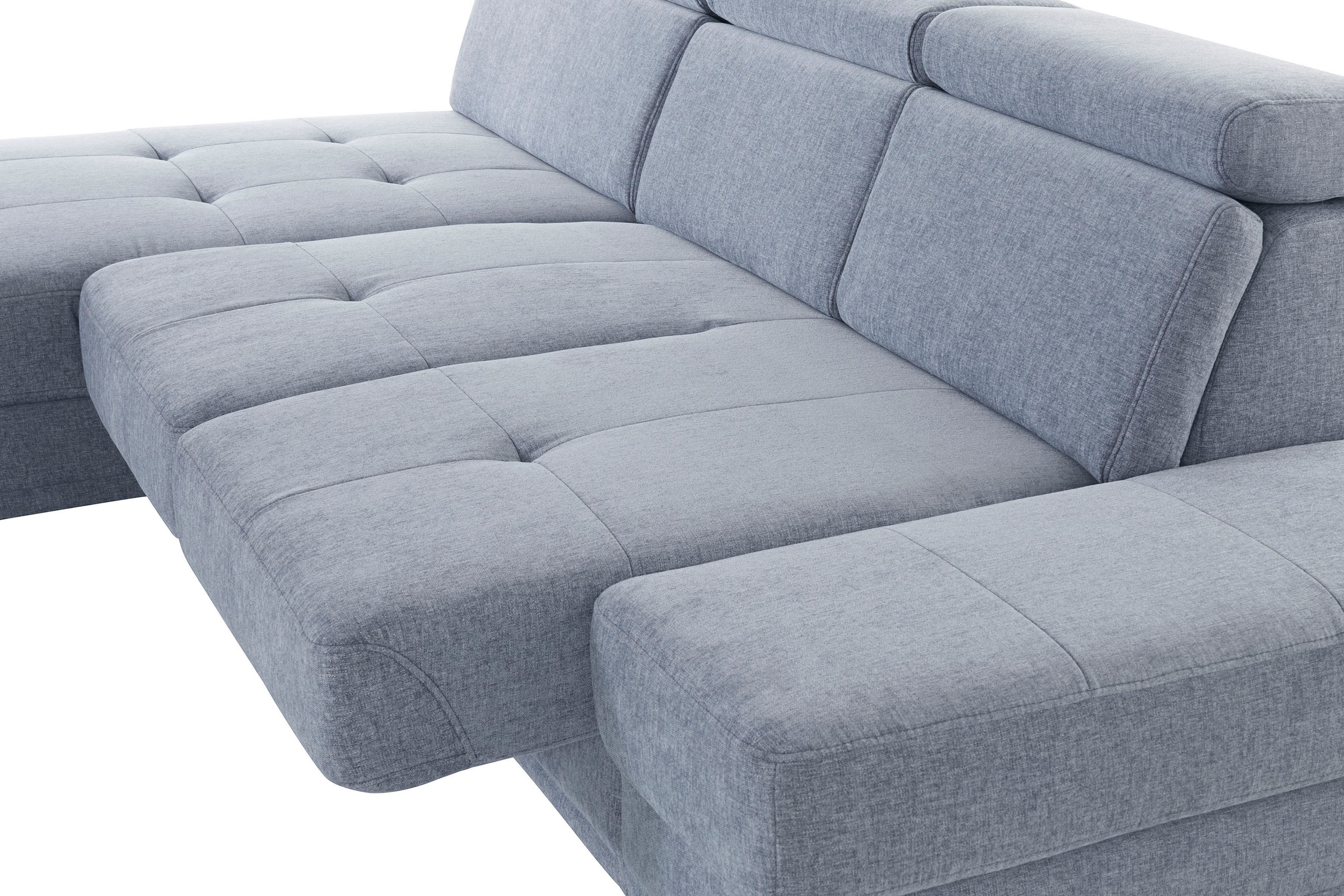 INOSIGN Ecksofa »Cardiz L-Form«, inkl.Kopfteilverstellung und Federkern wahlweise mit Bettfunktion