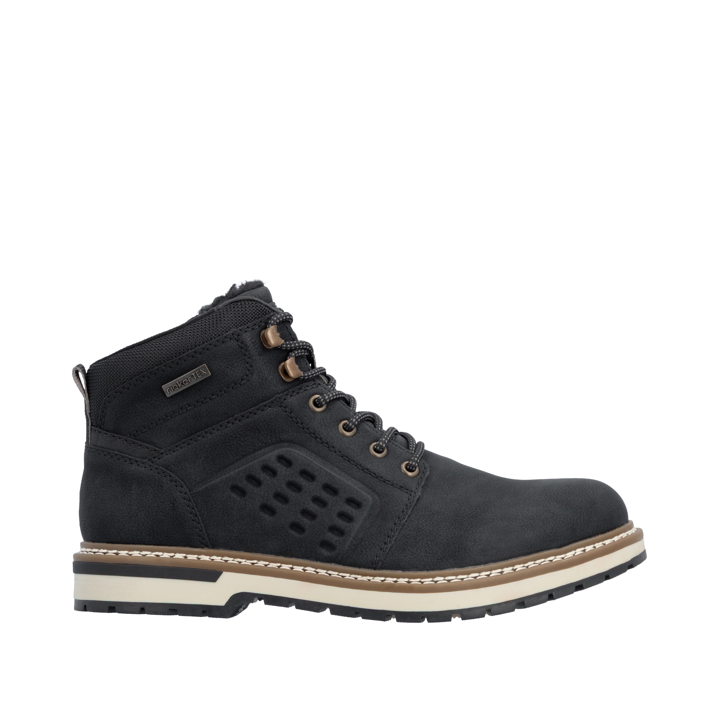 Rieker Winterboots  Schnürboots mit praktischem Reißverschluss, TEX-Membran