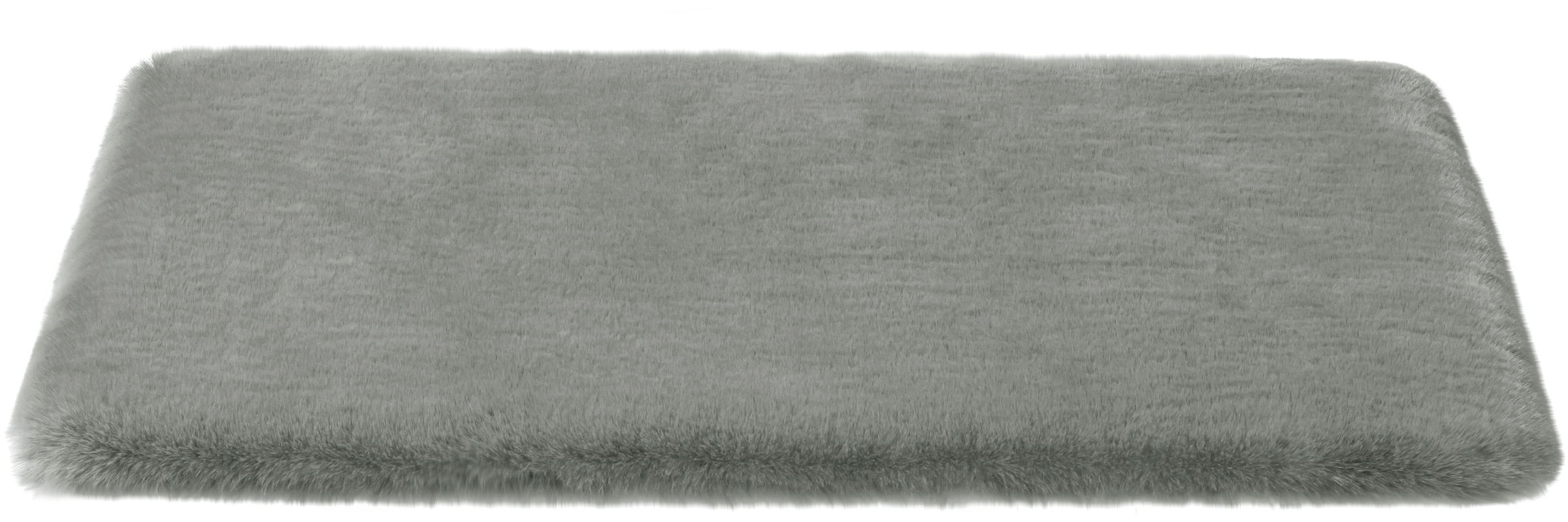 Leonique Badematte »Ransol, besonders langer Flor, sehr flauschig«, Höhe 50 mm, fußbodenheizungsgeeignet-strapazierfähig, Badteppich, Kaninchenfell-Haptik, rechteckig, rund & als 3-tlg. Set