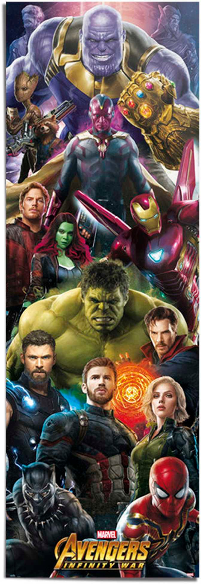 Poster »Marvel Avengers - infinity war«