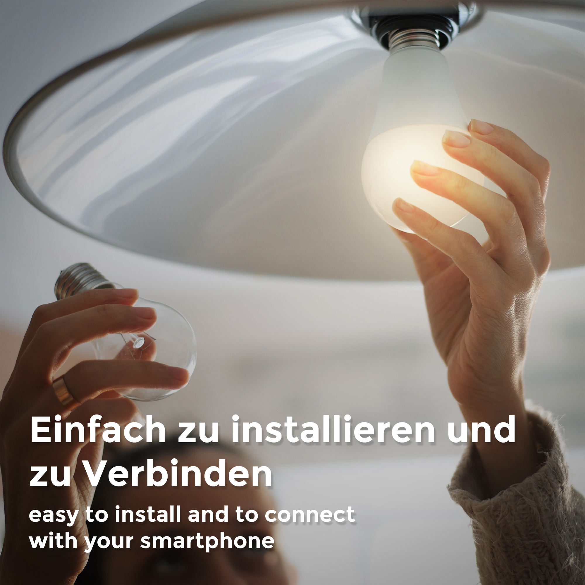 B.K.Licht LED-Leuchtmittel, E27, 2 St., Warmweiß, Smart Home LED-Lampe, RGB, WiFi, App-Steuerung, dimmbar