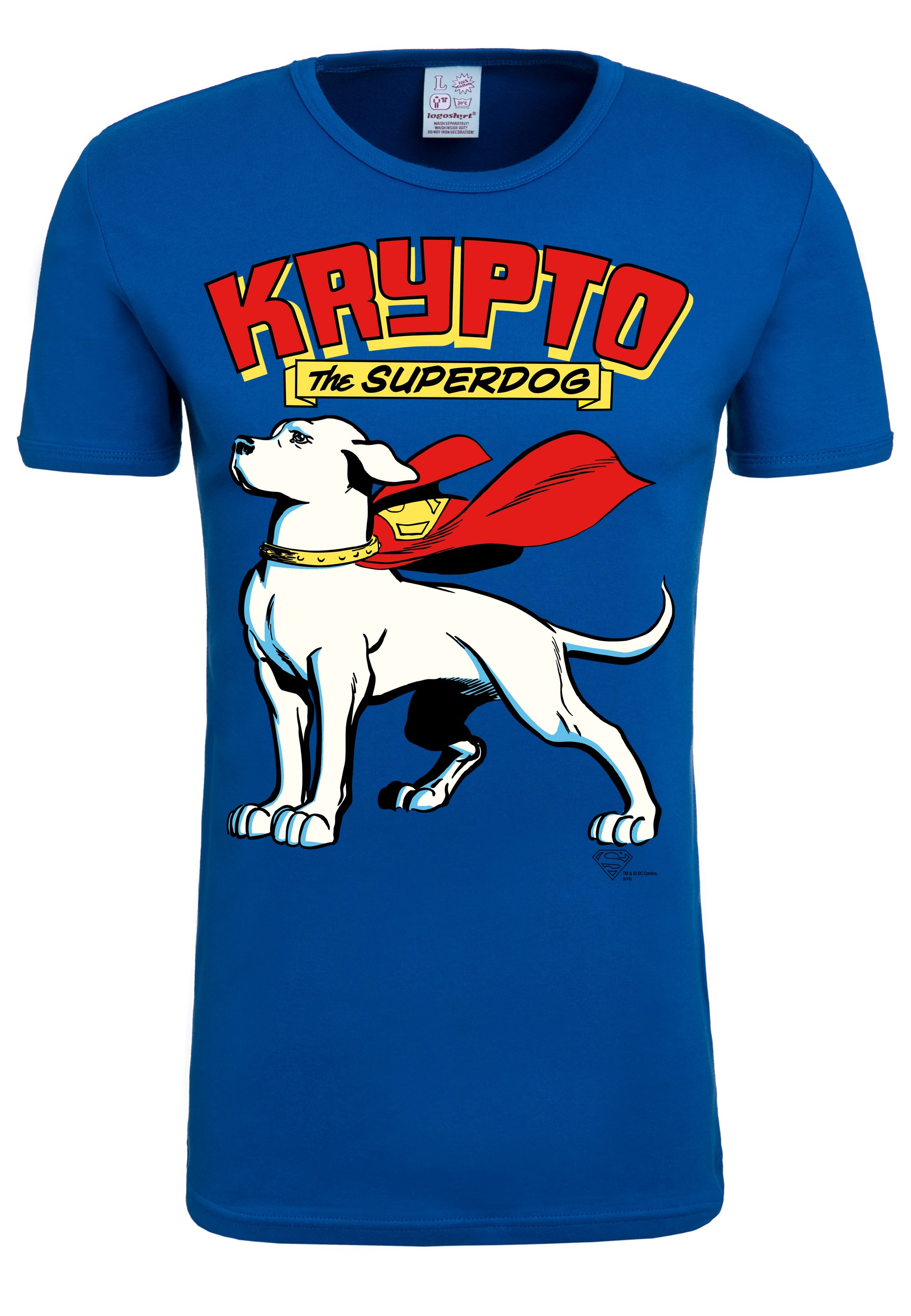 LOGOSHIRT T-Shirt »The Superdog«, mit rundem Ausschnitt