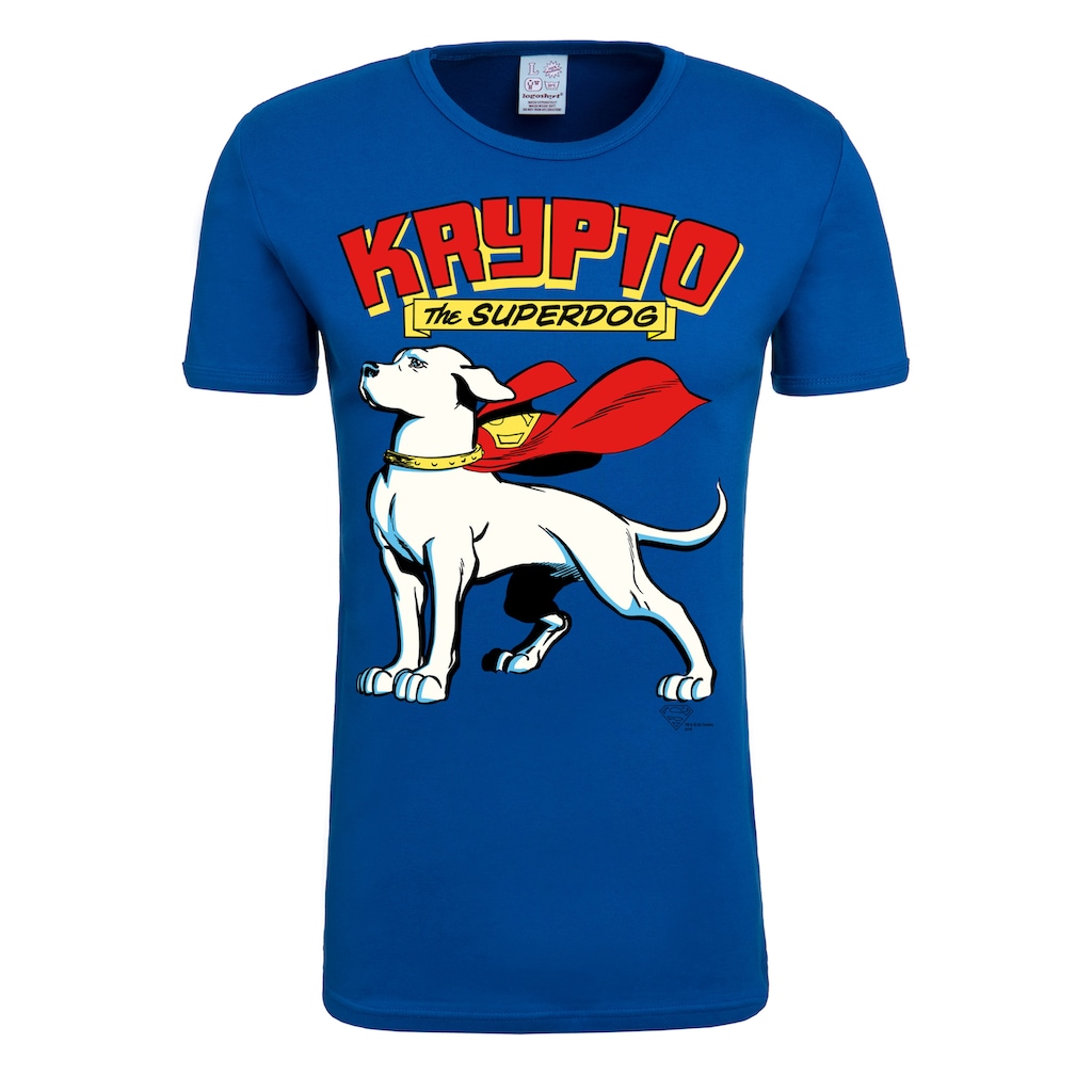 LOGOSHIRT T-Shirt »Krypto the Superdog«