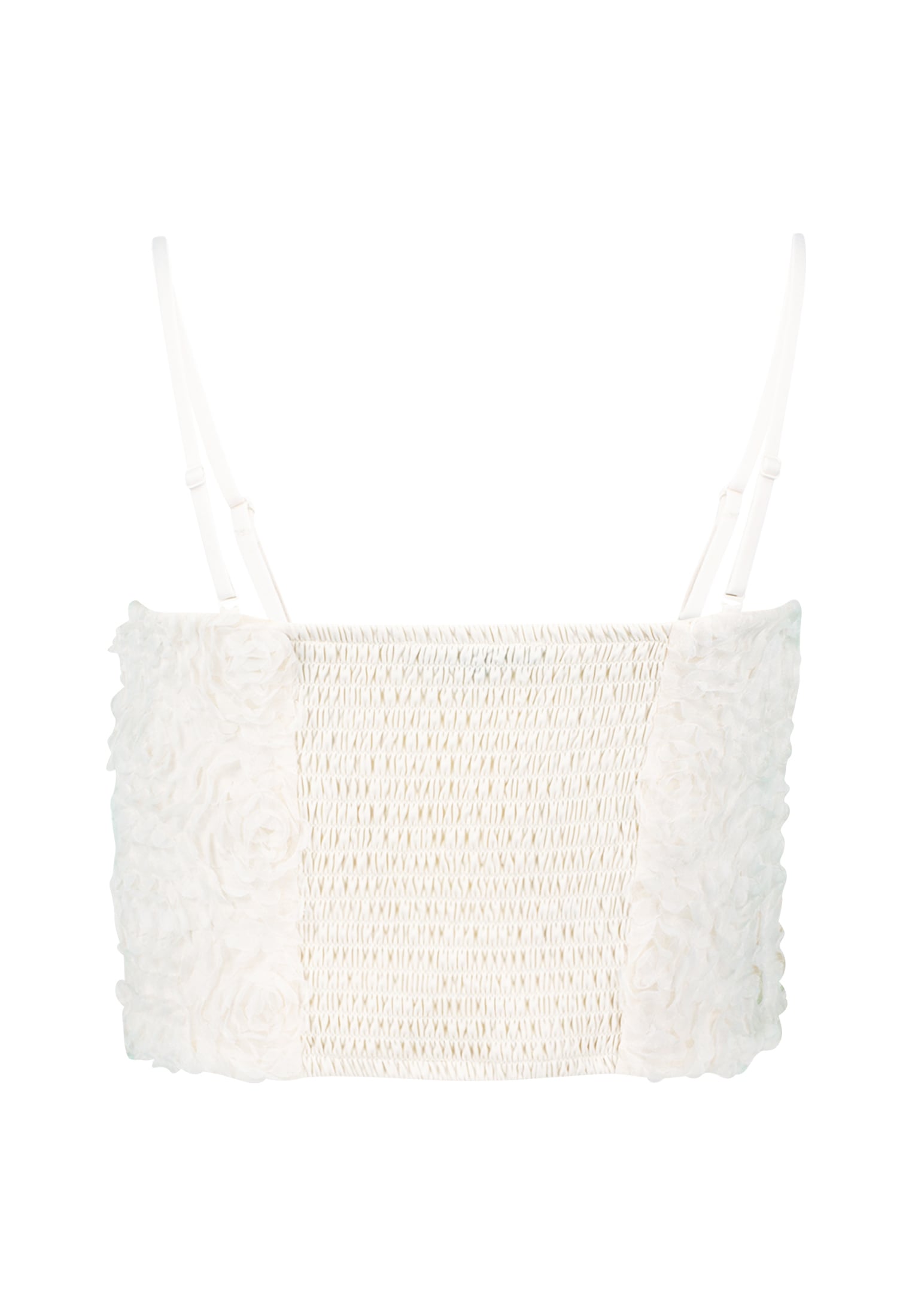 Zero Blusentop »zero Top mit 3D Blumen«