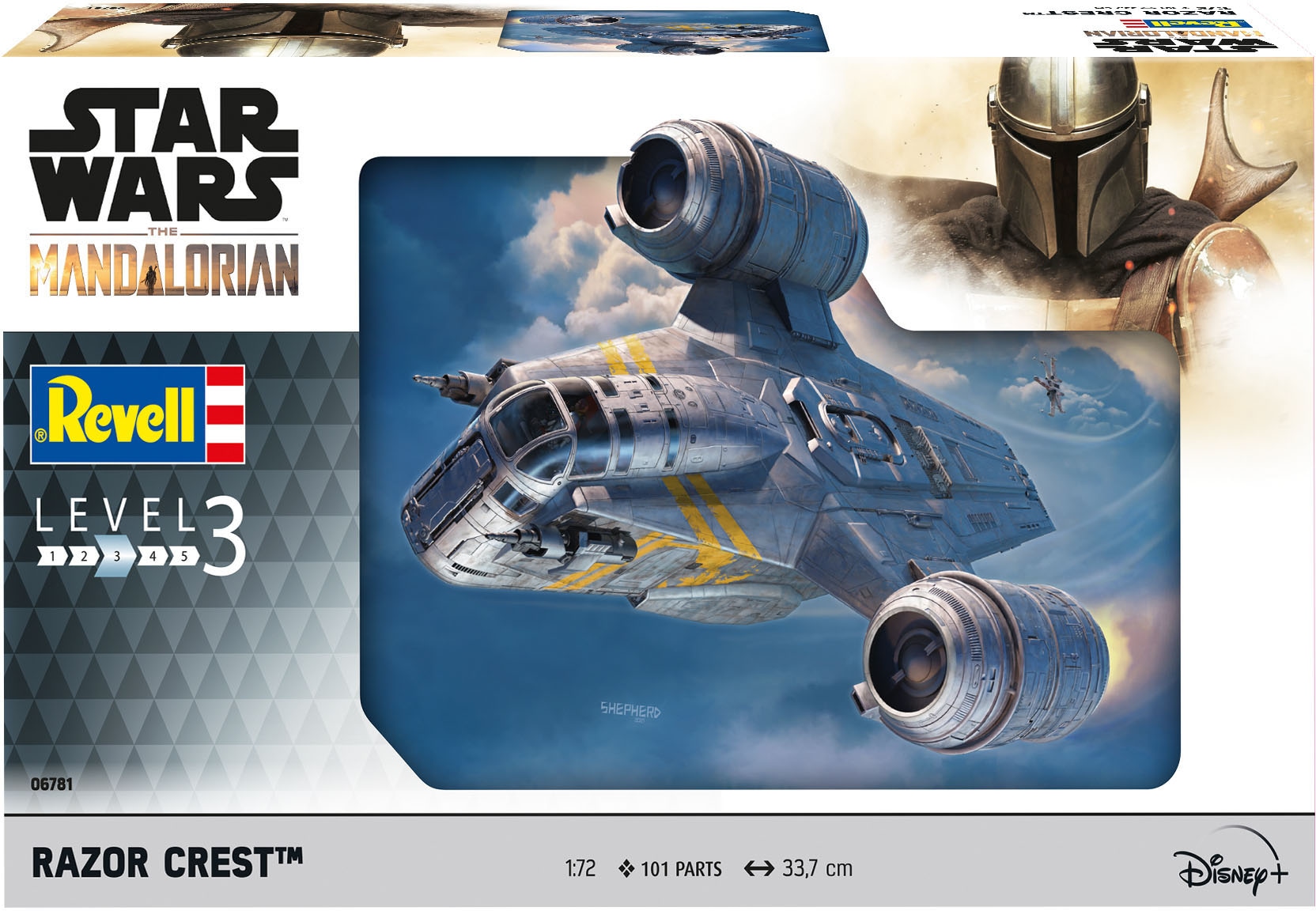 Revell® Modellbausatz »Star Wars, The Mandalorian - Razor Crest«, 1:72, Made in Europe