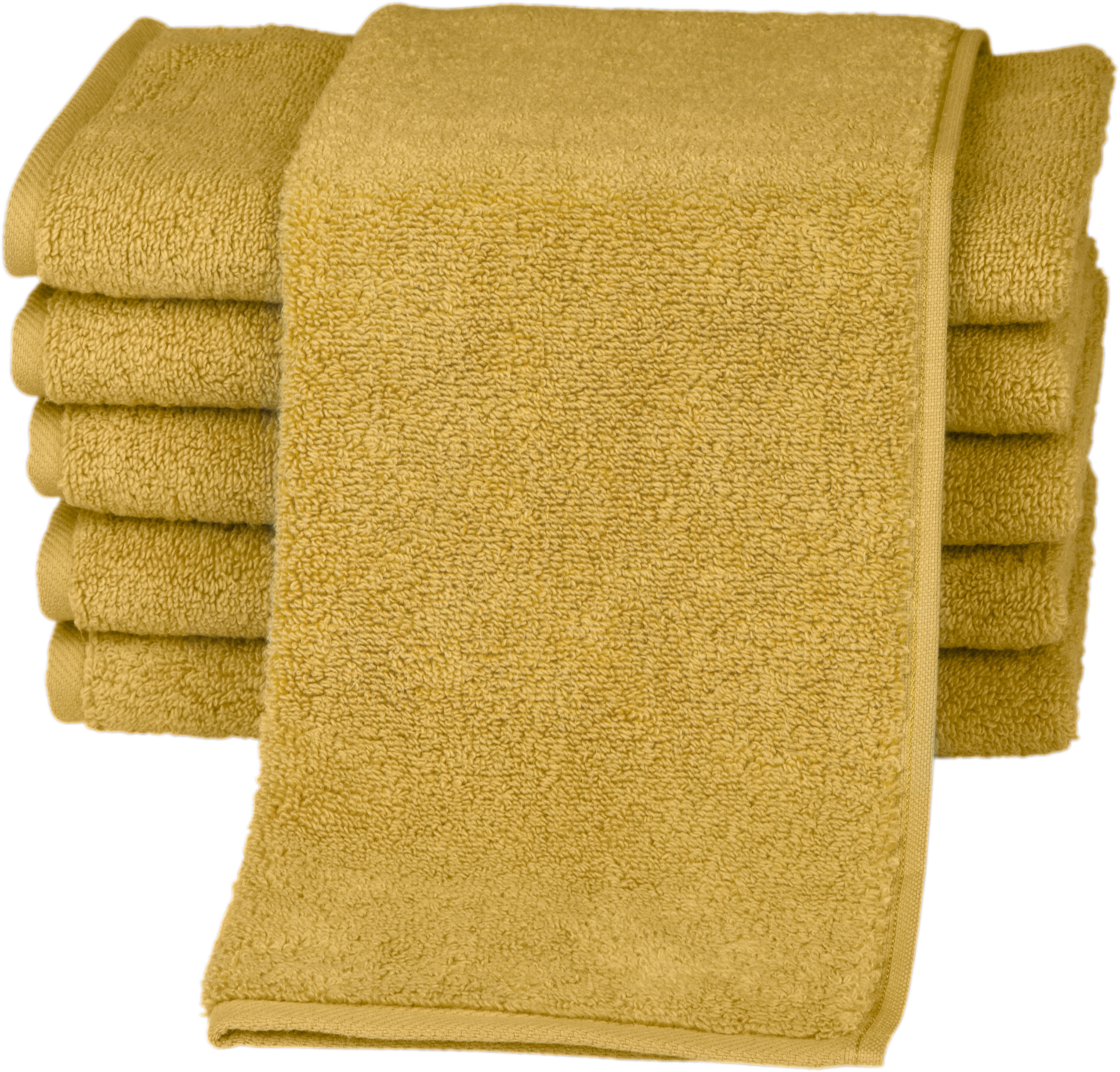 Gästehandtücher ROSS, B:30cm L:50cm, gelb, Frottier, Obermaterial: 100% Baumwolle, Handtücher, "Sensual 9000", mit Aloe-Vera-Öl veredelt