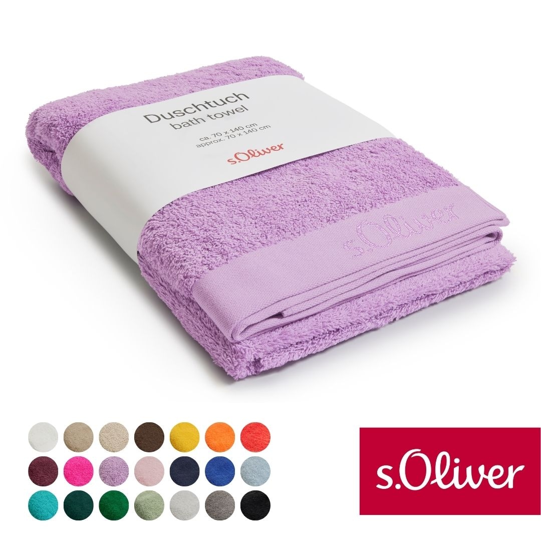 s.Oliver Duschtuch "s.Oliver, Premium Qualität, 600 gr/m², auch als Sets erhältlich" große Farbauswahl, auch als Handtuch, Waschhandschuh, Gästetuch