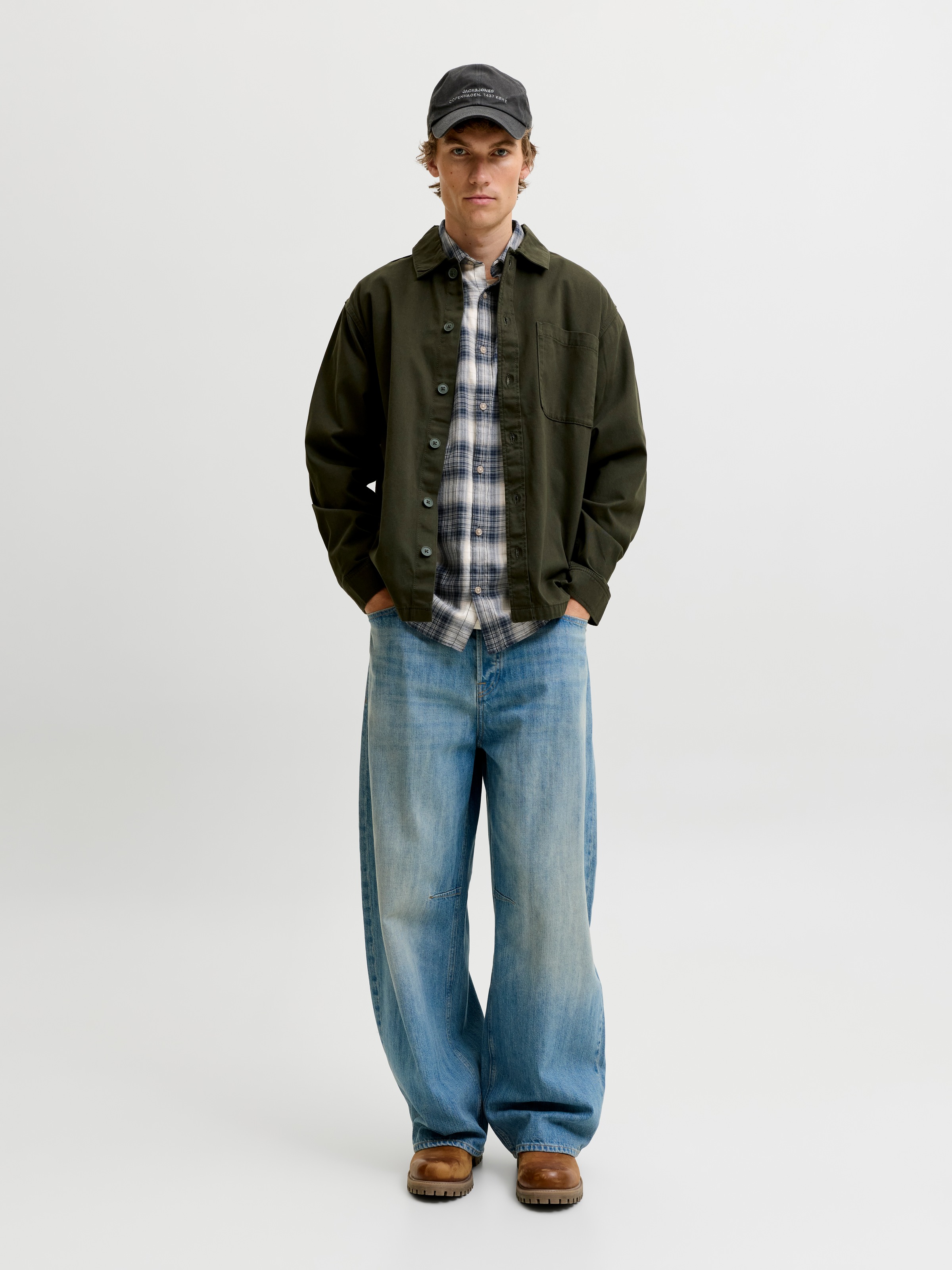 Jack & Jones Langarmhemd »JJJAMES FLANNEL SHIRT L/S« Baumwolle, regular fit