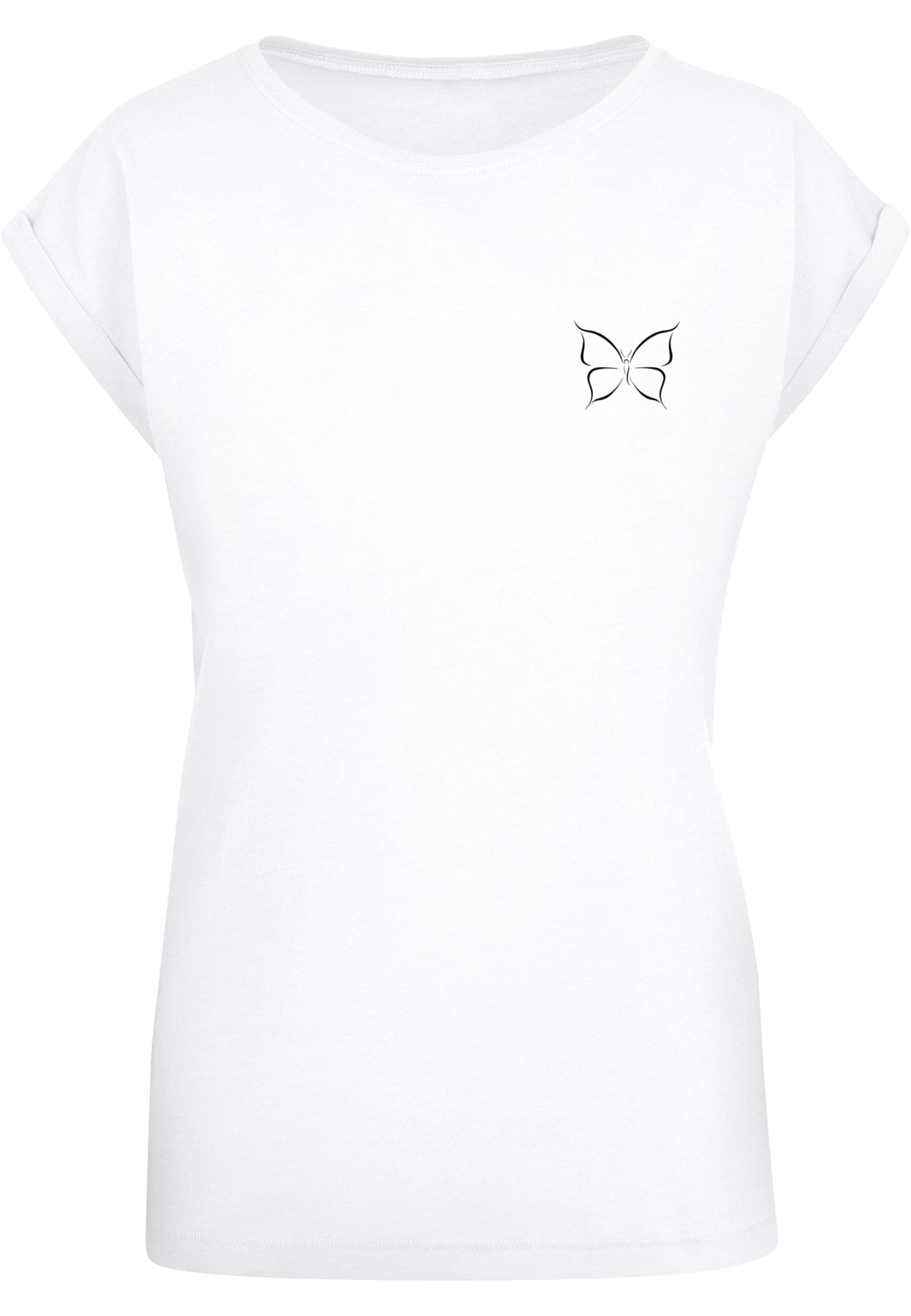 T-Shirt »Merchcode Damen Ladies Spring - Butterfly T-Shirt«