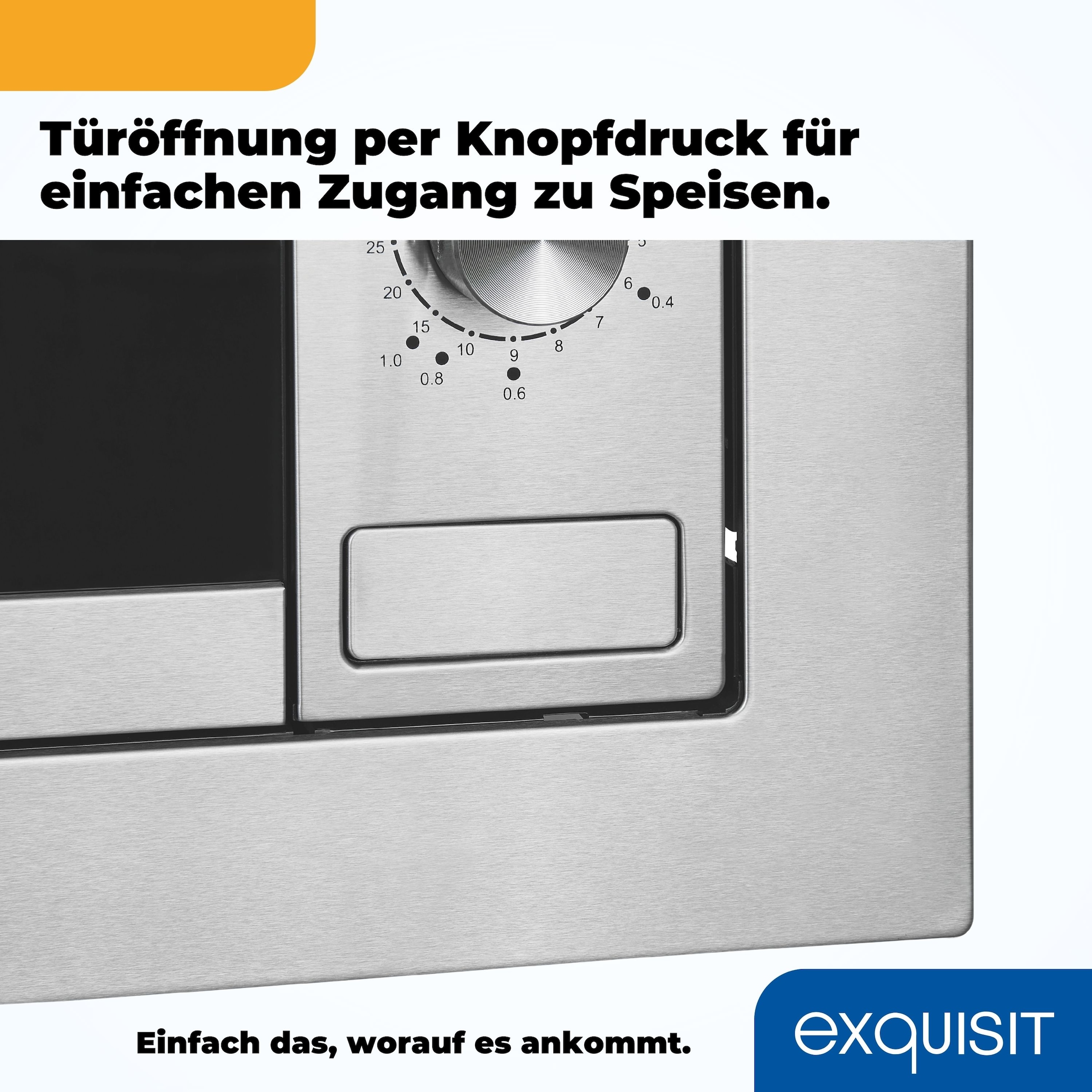 exquisit Einbau-Mikrowelle »EMW10-020« Mikrowelle 1300 W