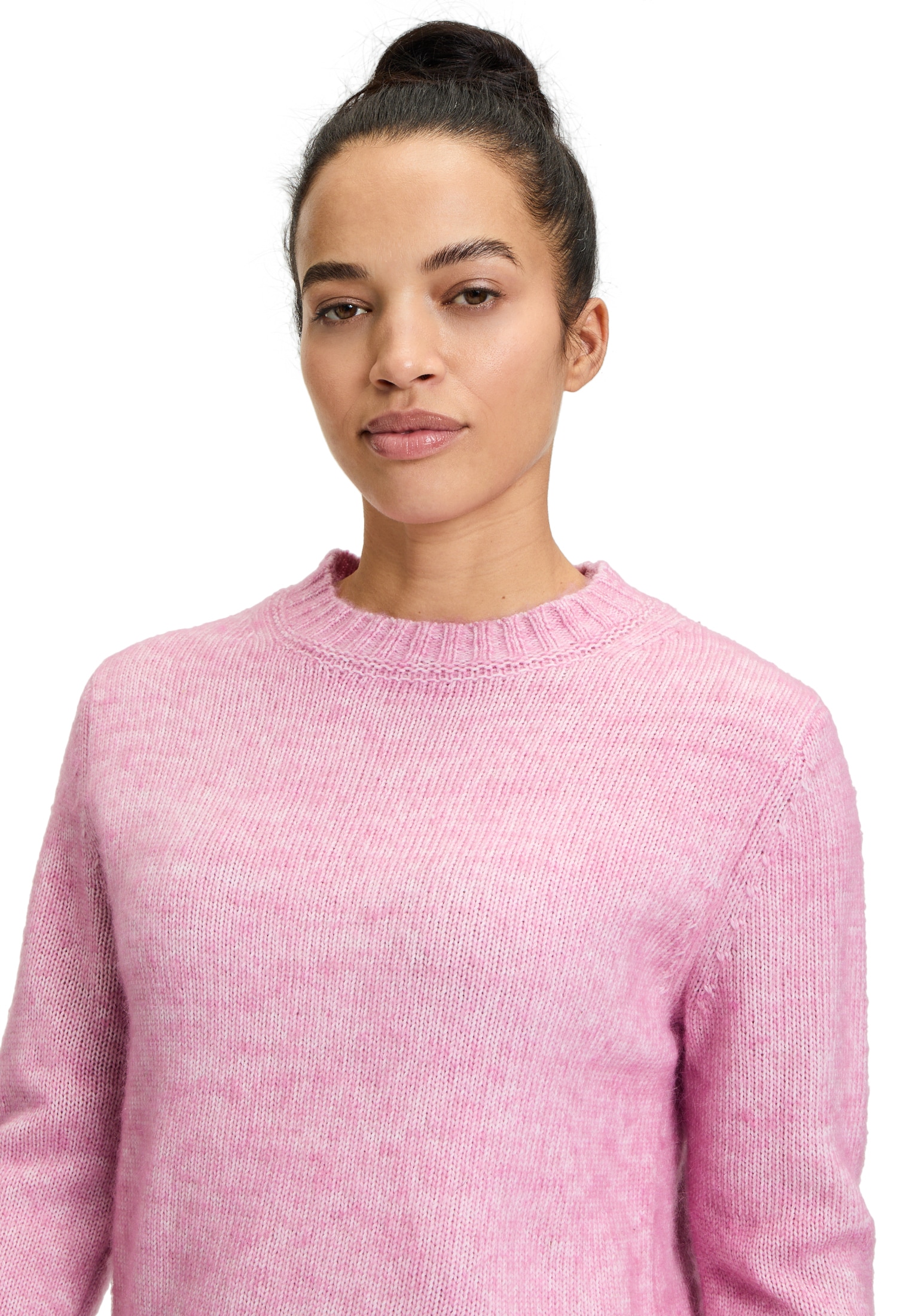 Betty&Co Strickpullover »Betty & Co Damen Strickpullover mit Rippbündchen«, (1 tlg.), Rippbündchen