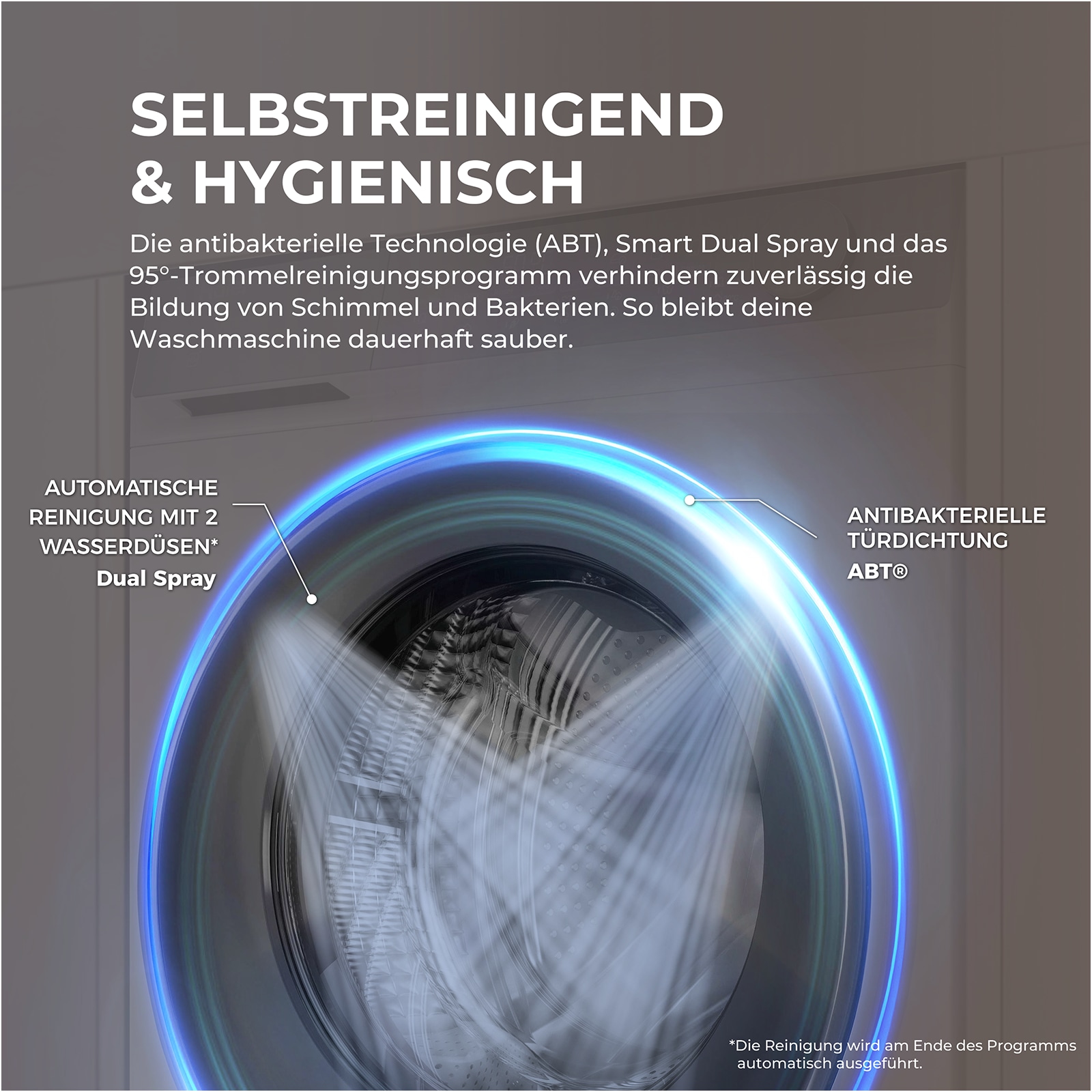 Haier Waschmaschine »HW100-BP14637« 10 kg 1400 U/min Smart AI Automatikprogramm