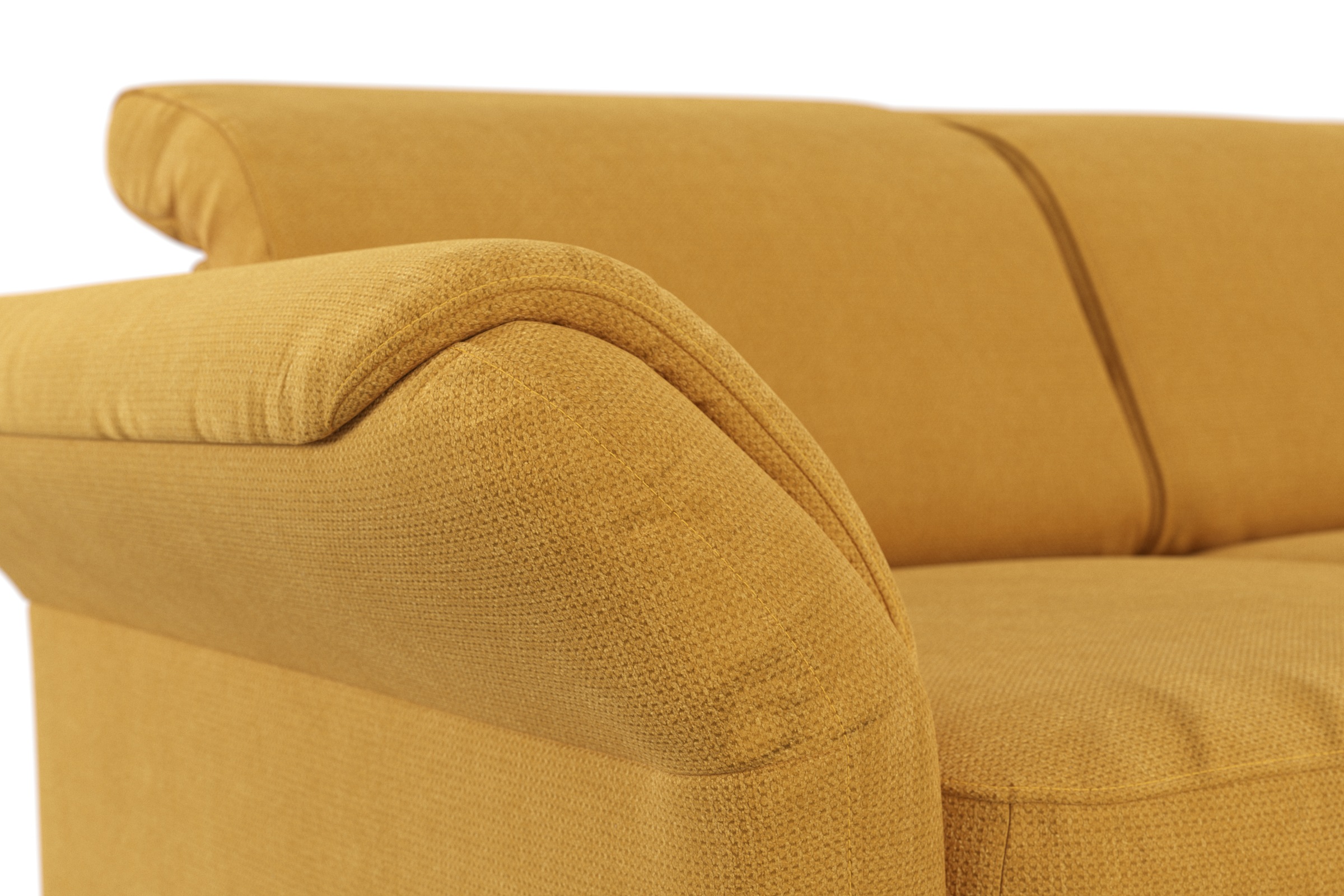sit&more Ecksofa »Apulia L-Form«, wahlweise Bettfunktion, Bettkasten und Kopf- und Armteilverstellung