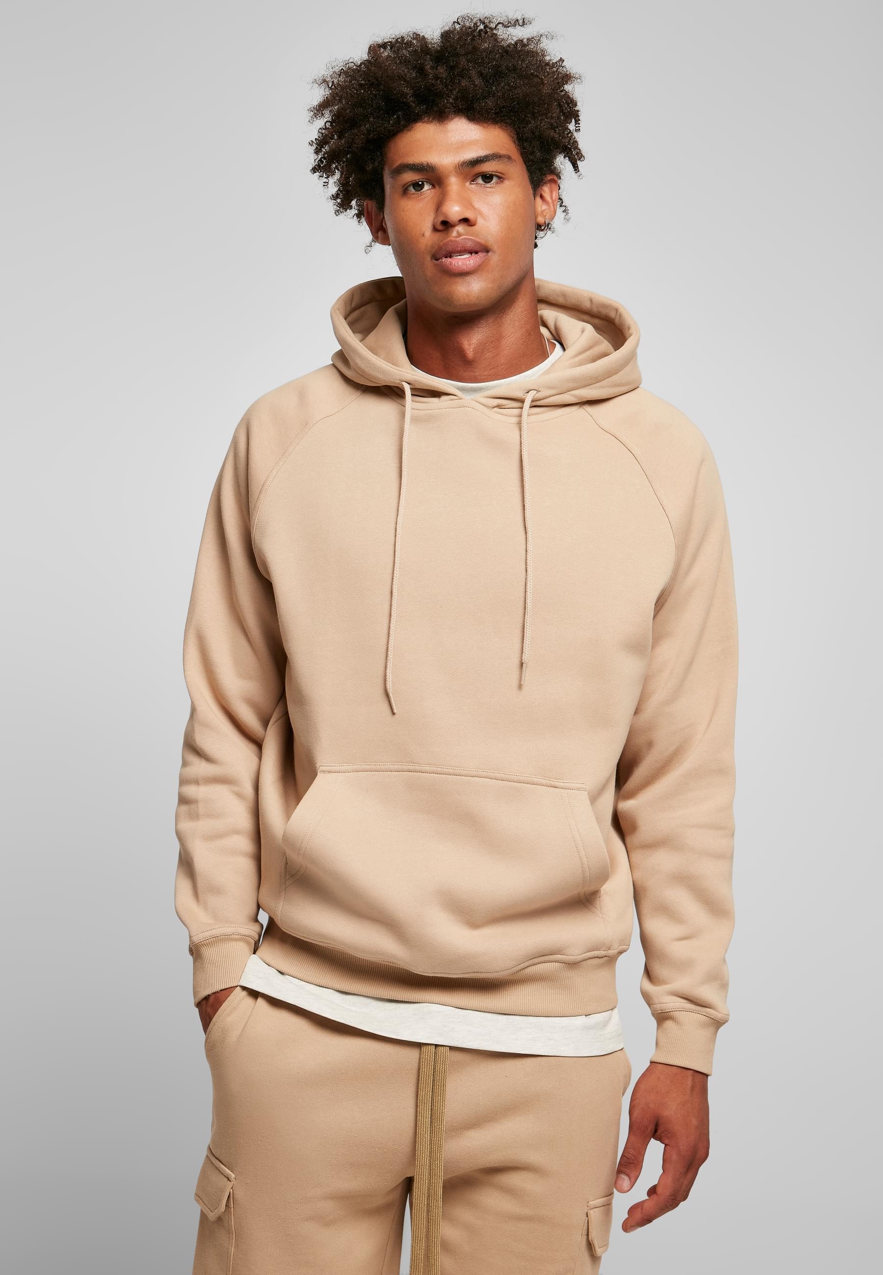 URBAN CLASSICS Sweatshirt »Urban Classics Herren Blank Hoody«, (1 tlg.)