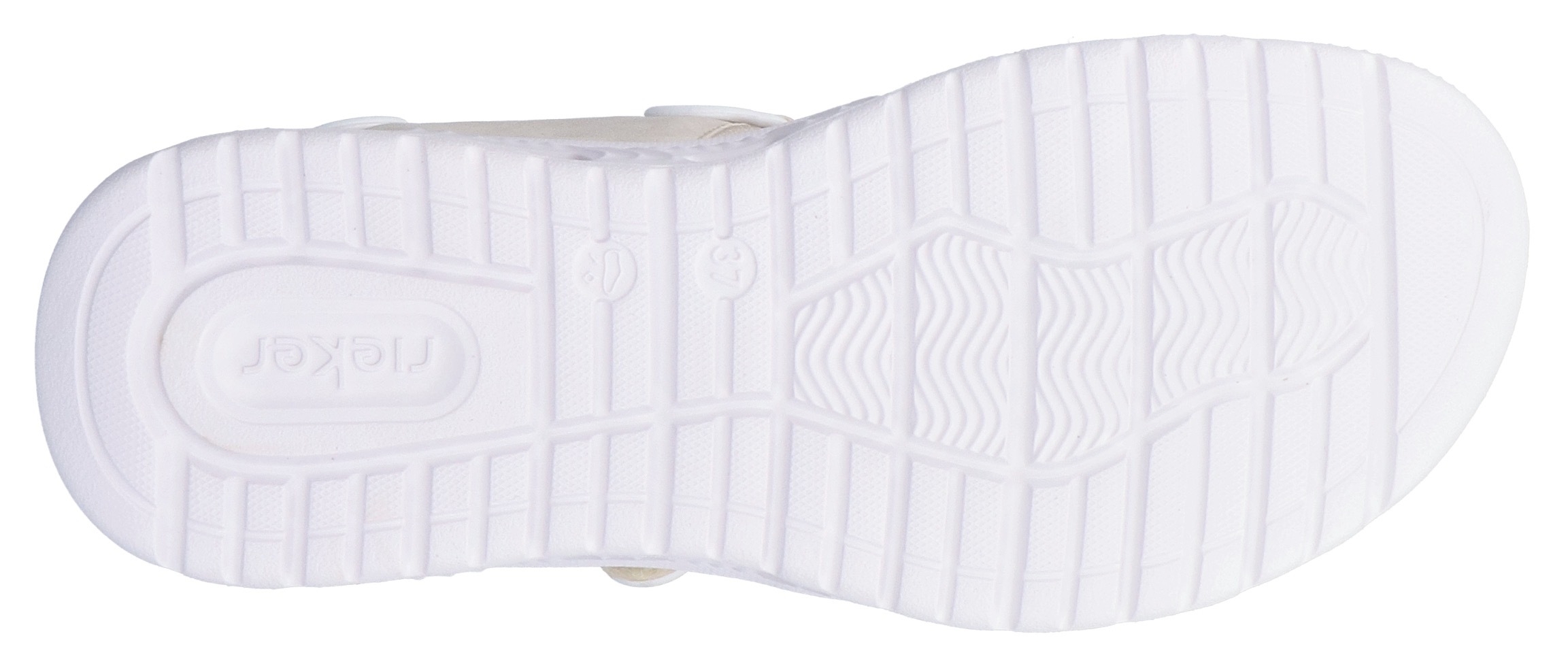 Thumbnail - RIEKER Sport Sandale, Sommerschuh, Sandalette, Plateauabsatz, mit Klettriemchen