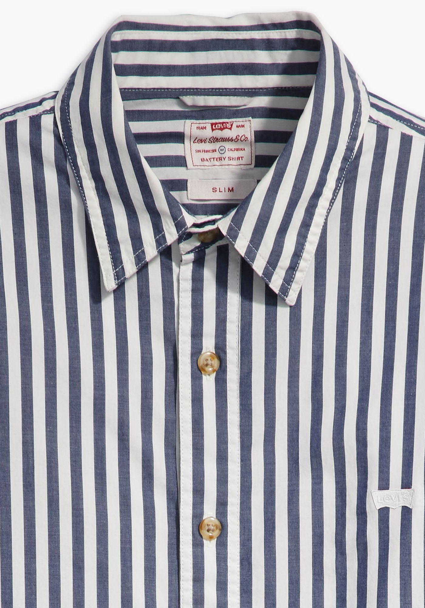 Levi's® Langarmhemd »BATTERY HM SHIRT«, aus Baumwolle, mit Logostickerei