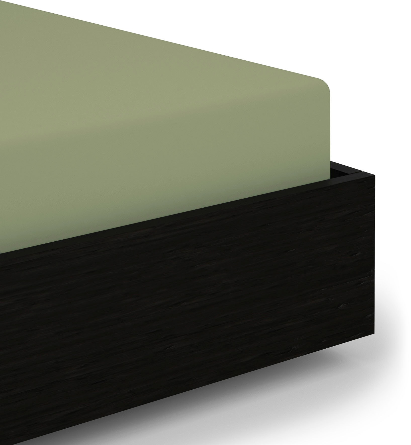 Heckett & Lane Spannbettlaken "Elementi" Laken aus 100% Baumwolle, hochwertiges Mako-Satin, Betttuch ab 90x200