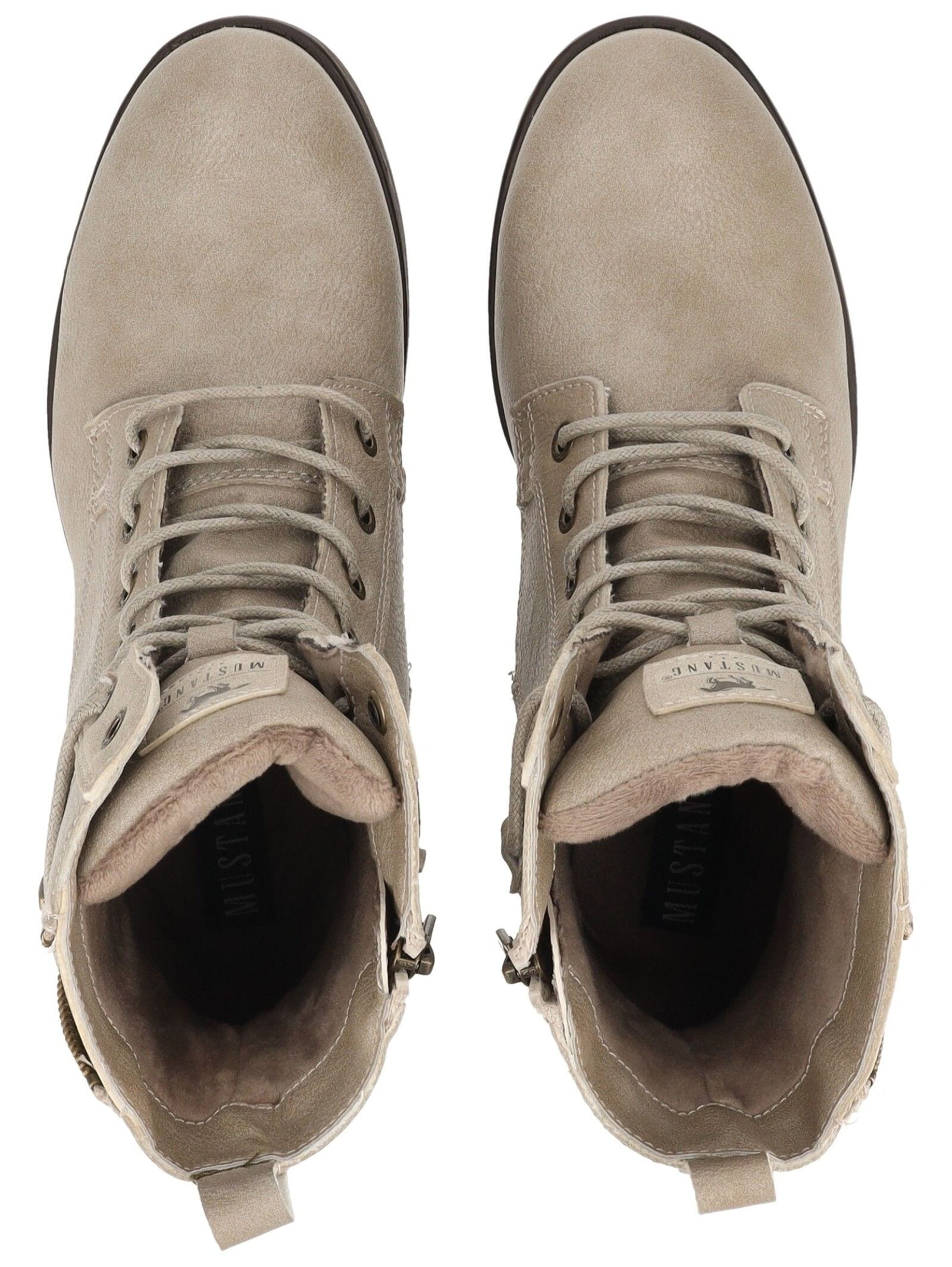 Mustang Shoes Schnürstiefelette »Mustang Shoes Stiefelette Lederimitat«