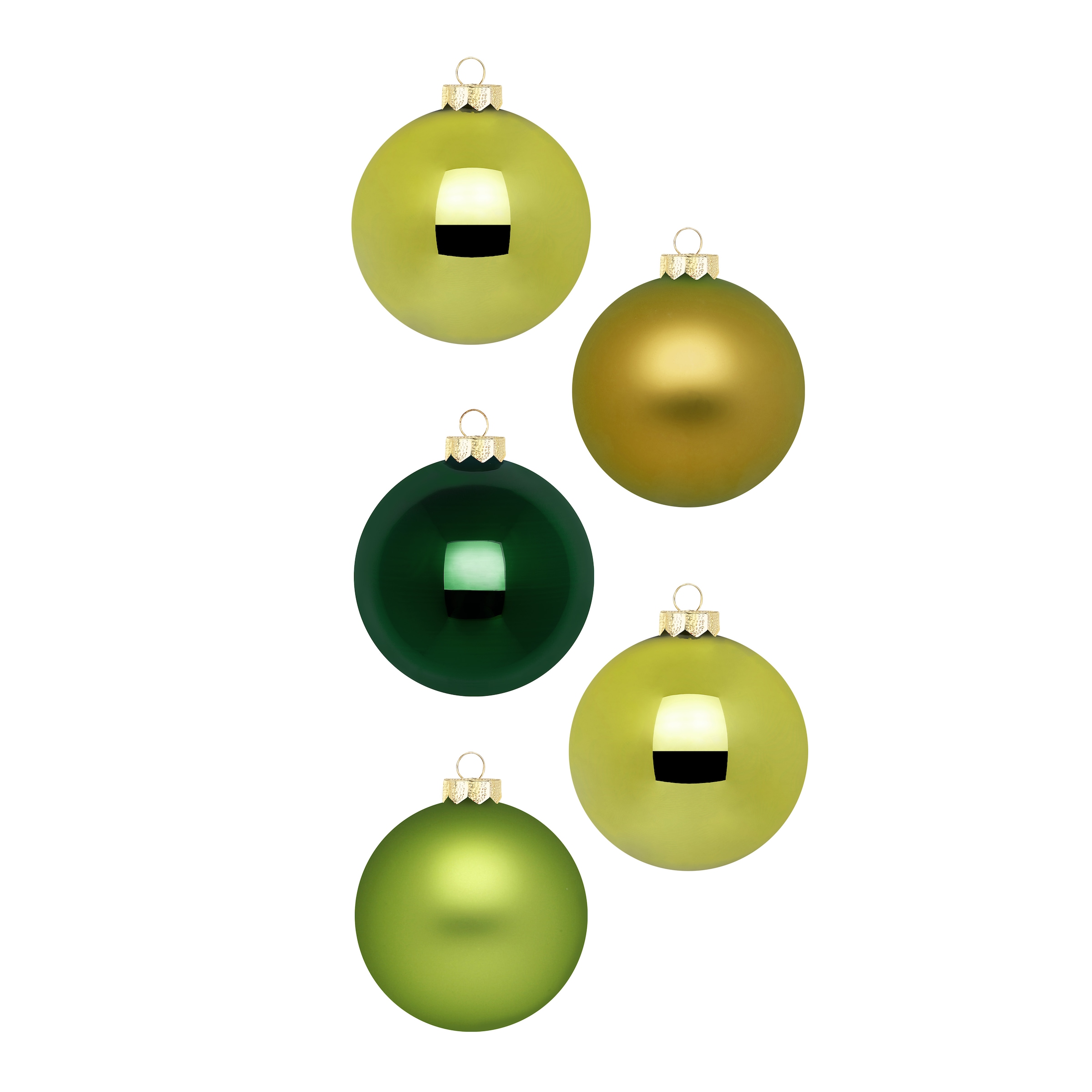 MAGIC by Inge Weihnachtsbaumkugel »Golden Meadow«, aus Glas, 30 Kugeln 6 cm, mit 50 Aufhängern