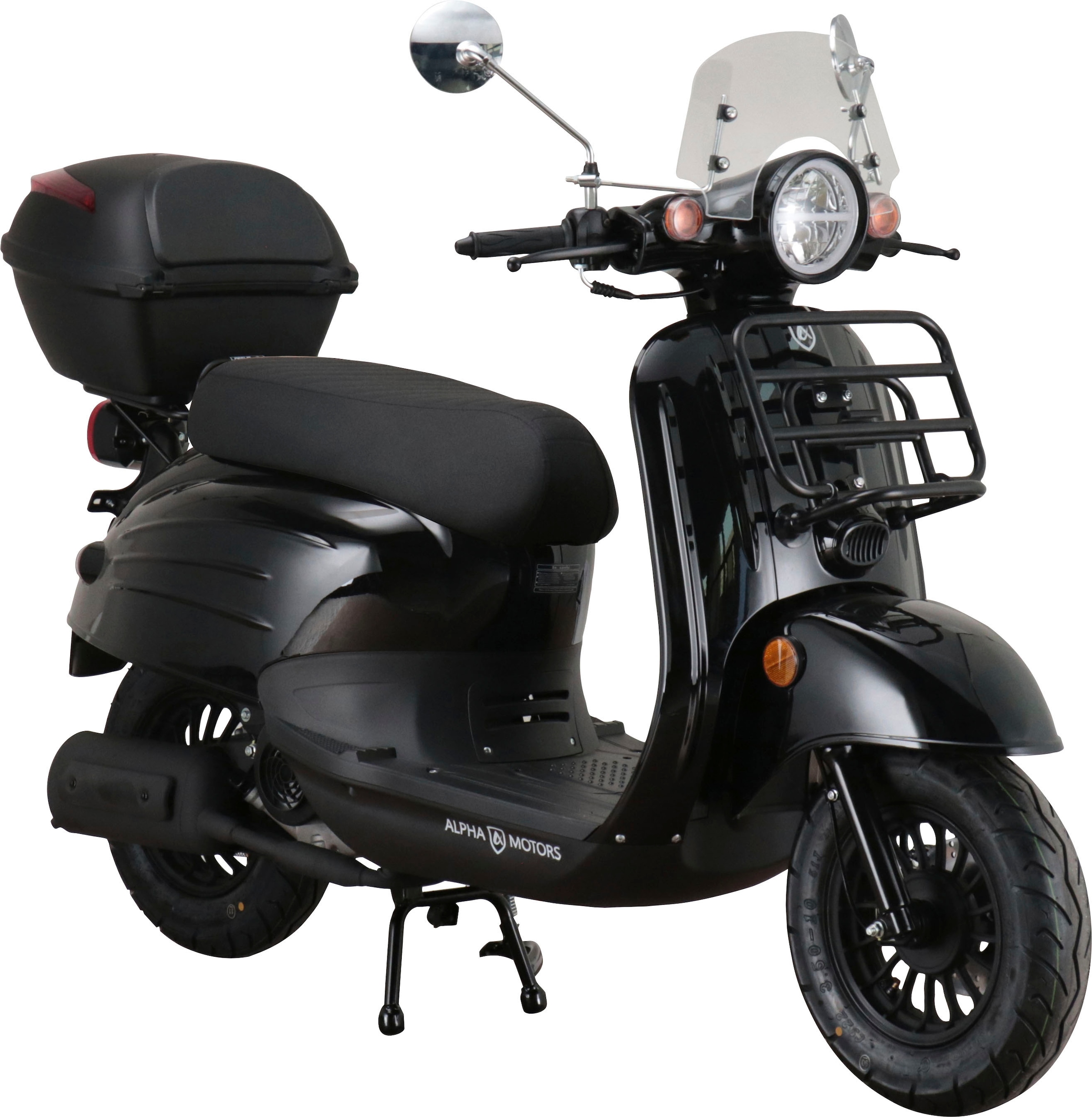Alpha Motors Motorroller »Adria«, 50 cm³, 45 km/h, Euro 5, 3,1 PS, inkl.  Windschild und Topcase | BAUR