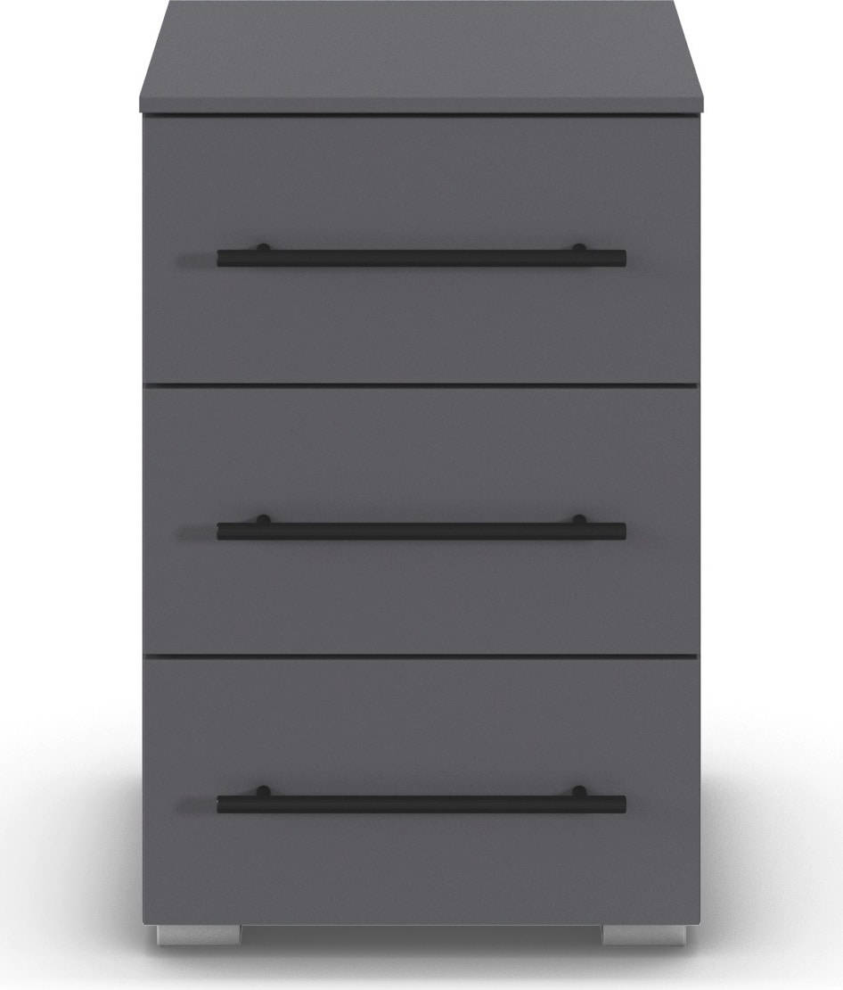 rauch Nachtkommode »Nachttisch Nachtkonsole AVOLA in Dekorfront« Breite 40 cm inkl. Soft-Close-Funktion,  mit 3 geräumigen Schubladen für viel Stauraum MADE IN GERMANY