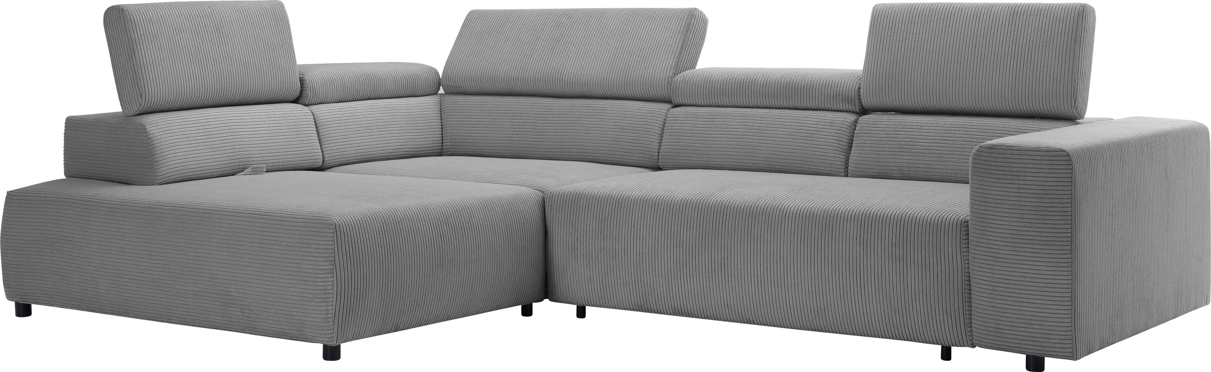 exxpo - sofa fashion Ecksofa »VITTORIO«, inkl. Kopfteil- und Sitztiefenverstellung, wahlweise mit Bettfunktion
