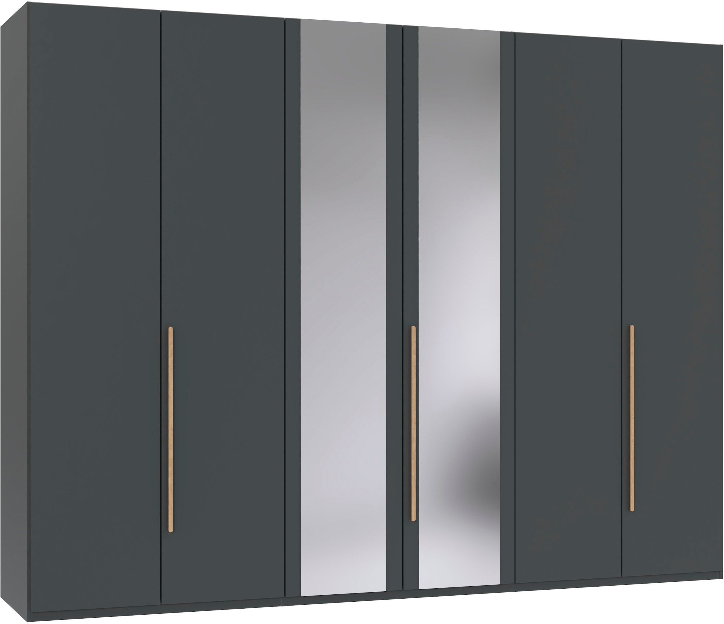 Wimex Drehtürenschrank "London in den Breiten 180cm, 225cm und 270cm erhältlich, inkl. Spiegel" Kleiderschrank wahlweise mit Basic- o. Premium-Ausstattung erhältlich