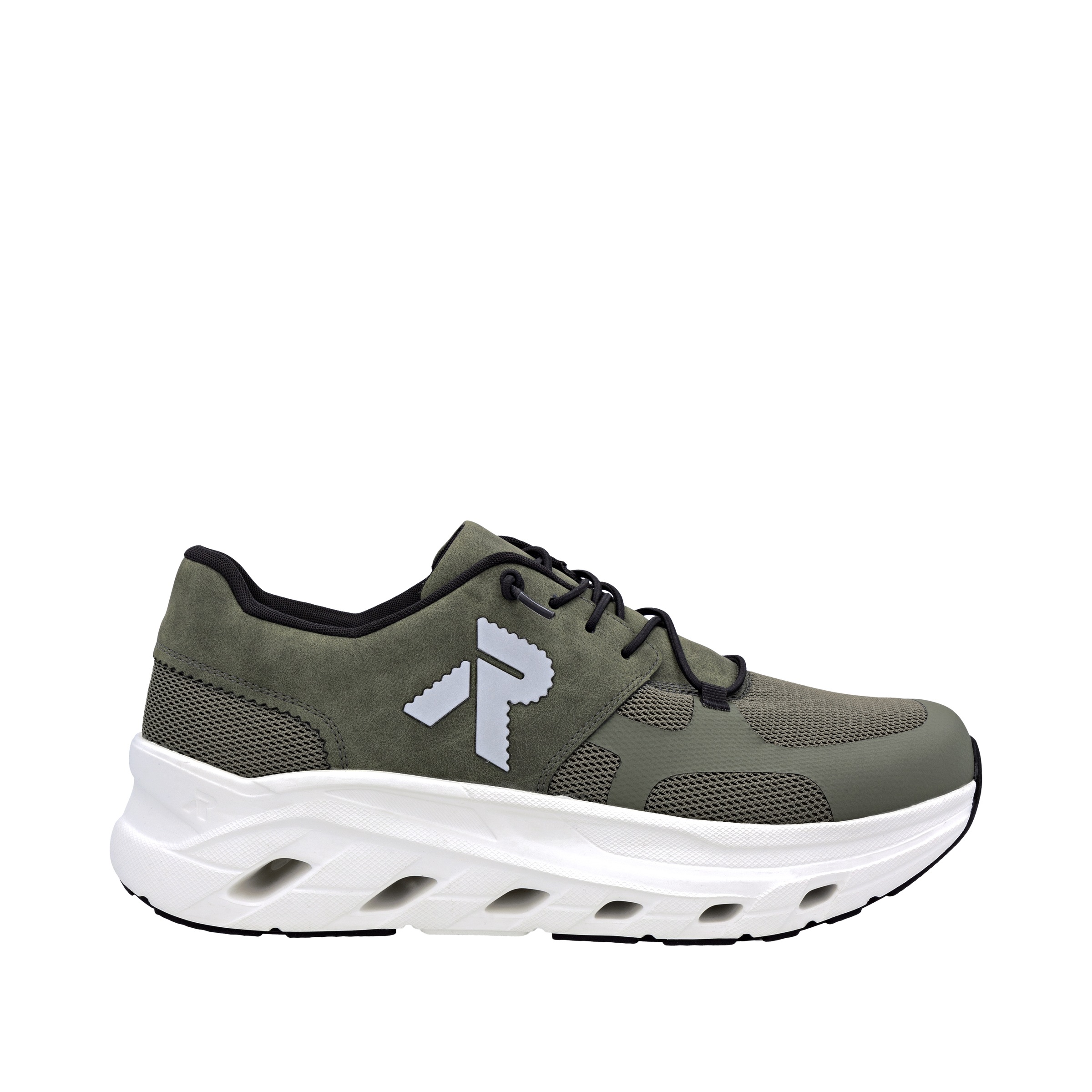 RIEKER Sport Slip-On Sneaker, Freizeitsneaker, Halbschuh, Schlupfschuh mit gepolstertem Schaftrand