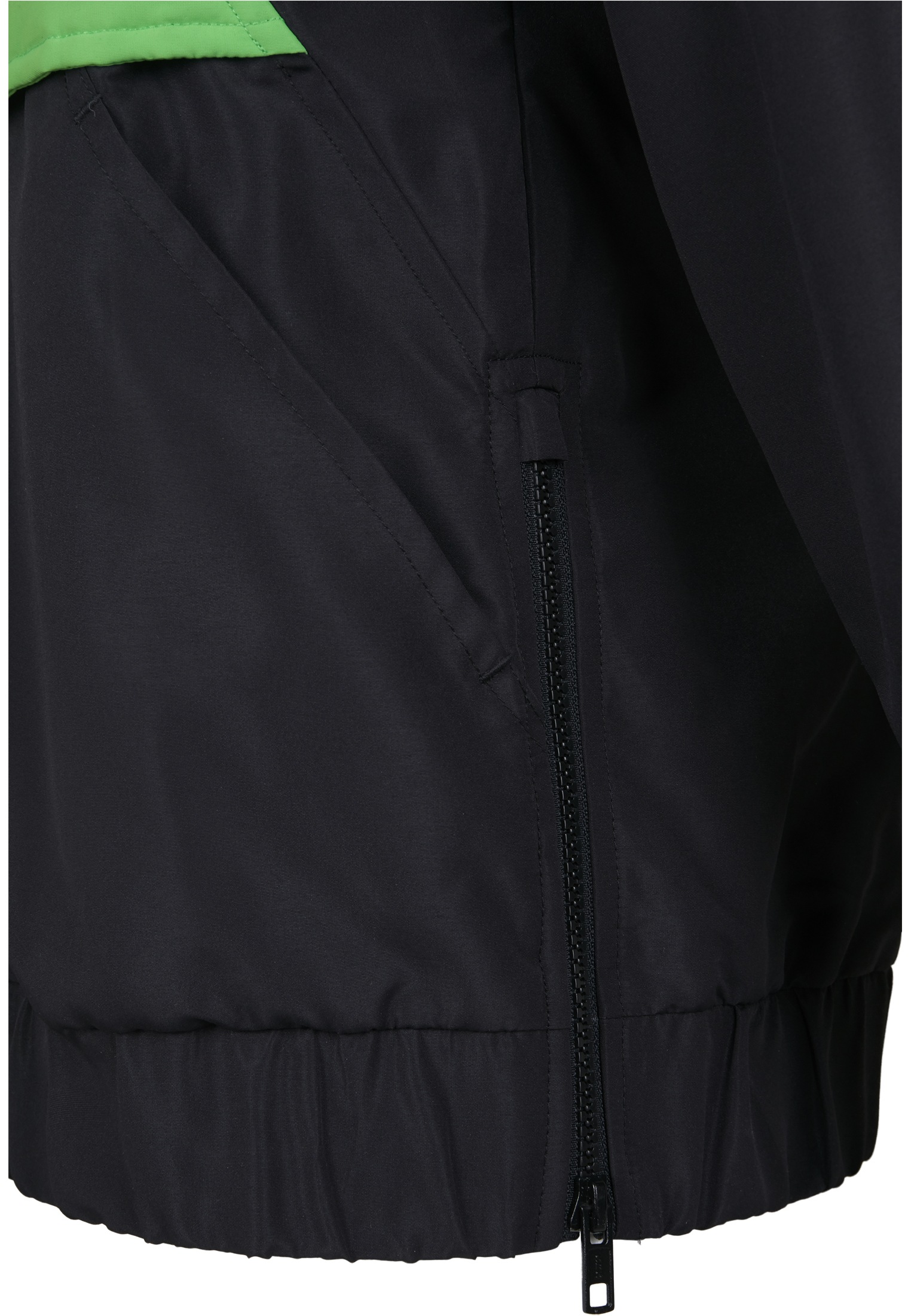URBAN CLASSICS Allwetterjacke »Urban Classics Herren 3-Tone Neon Mix Pull Over Jacket«, (1 St.), mit Kapuze