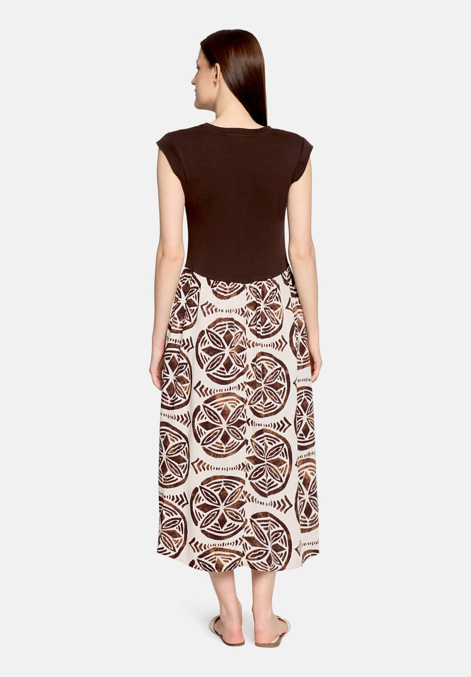 Cartoon Druckkleid »Damen mit Eingrifftaschen« Nahttasche