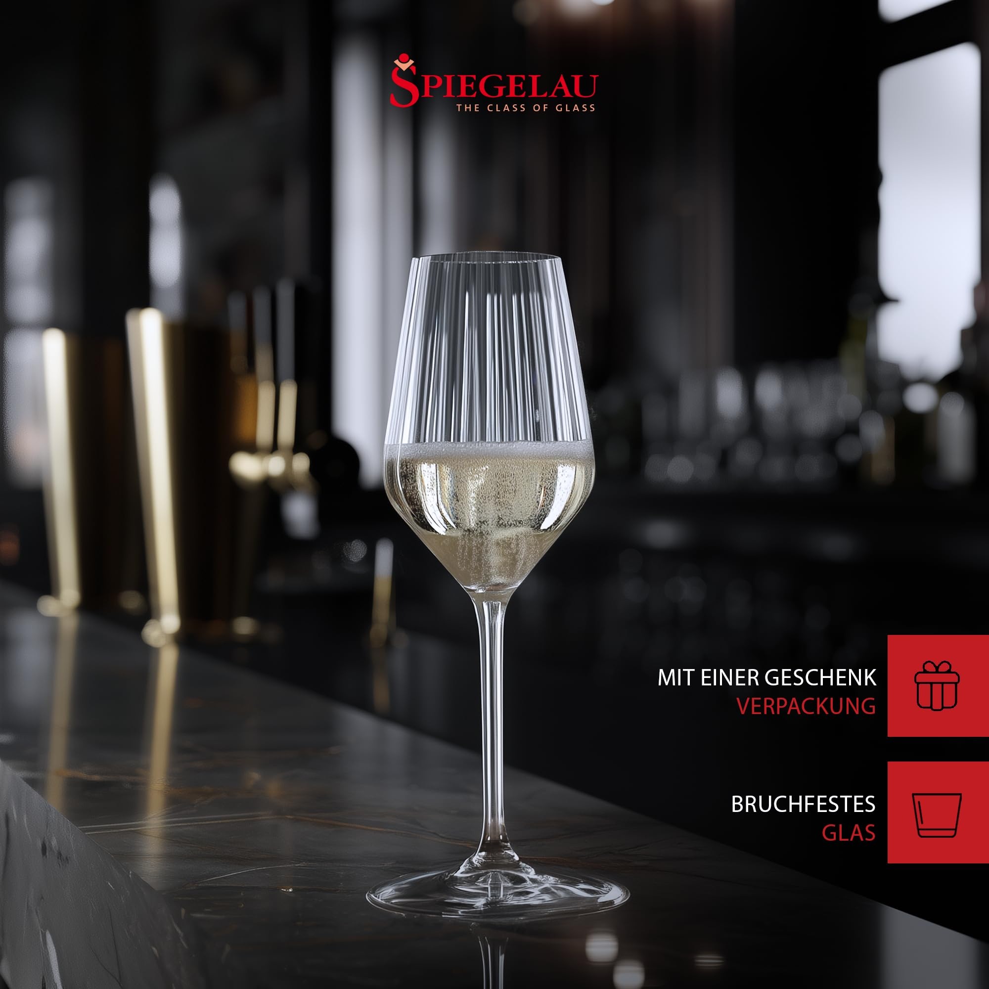 SPIEGELAU Champagnerglas »Champagnergläser Lifestyle 310 ml 4er Set transparent«