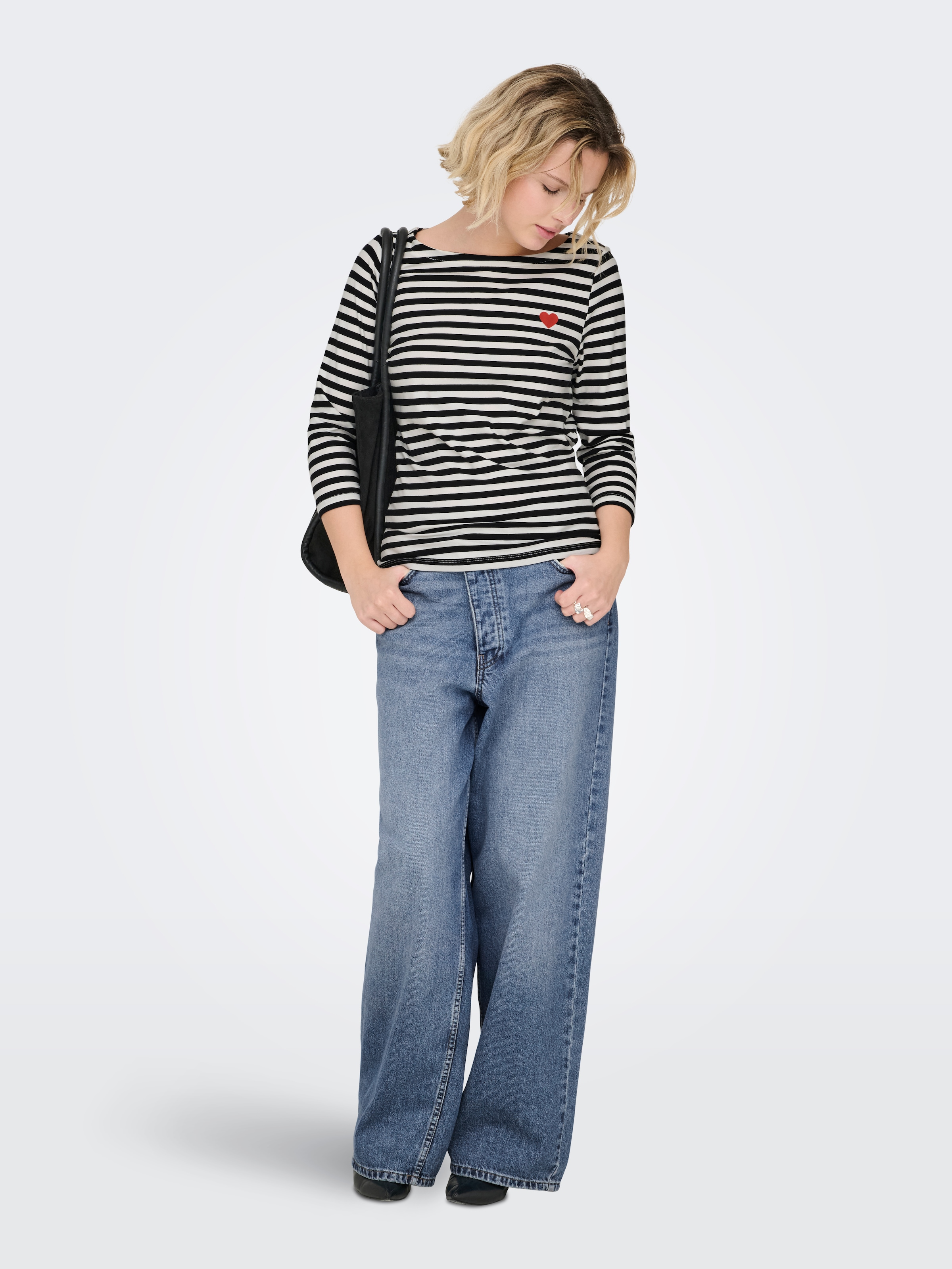 ONLY 3/4-Arm-Shirt »ONLFIFI LIFE 3/4 PRINTED TOP CS JRS«