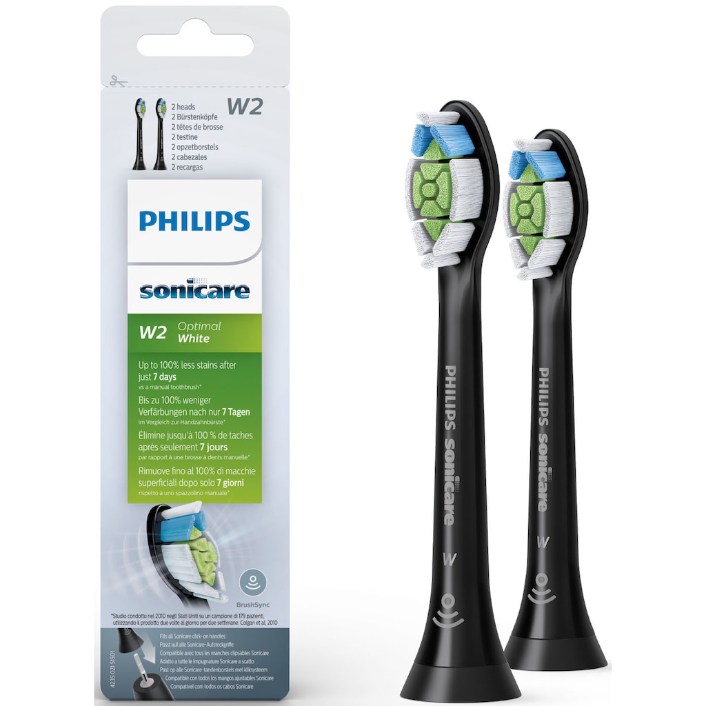 Philips Sonicare Aufsteckbürsten »Standard W2 Optimal White HX6064«