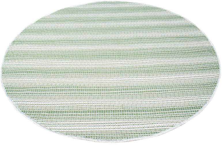 Carpet City Outdoorteppich "PALM3471" rund 5 mm Höhe Wetterfest & UV-bestän günstig online kaufen