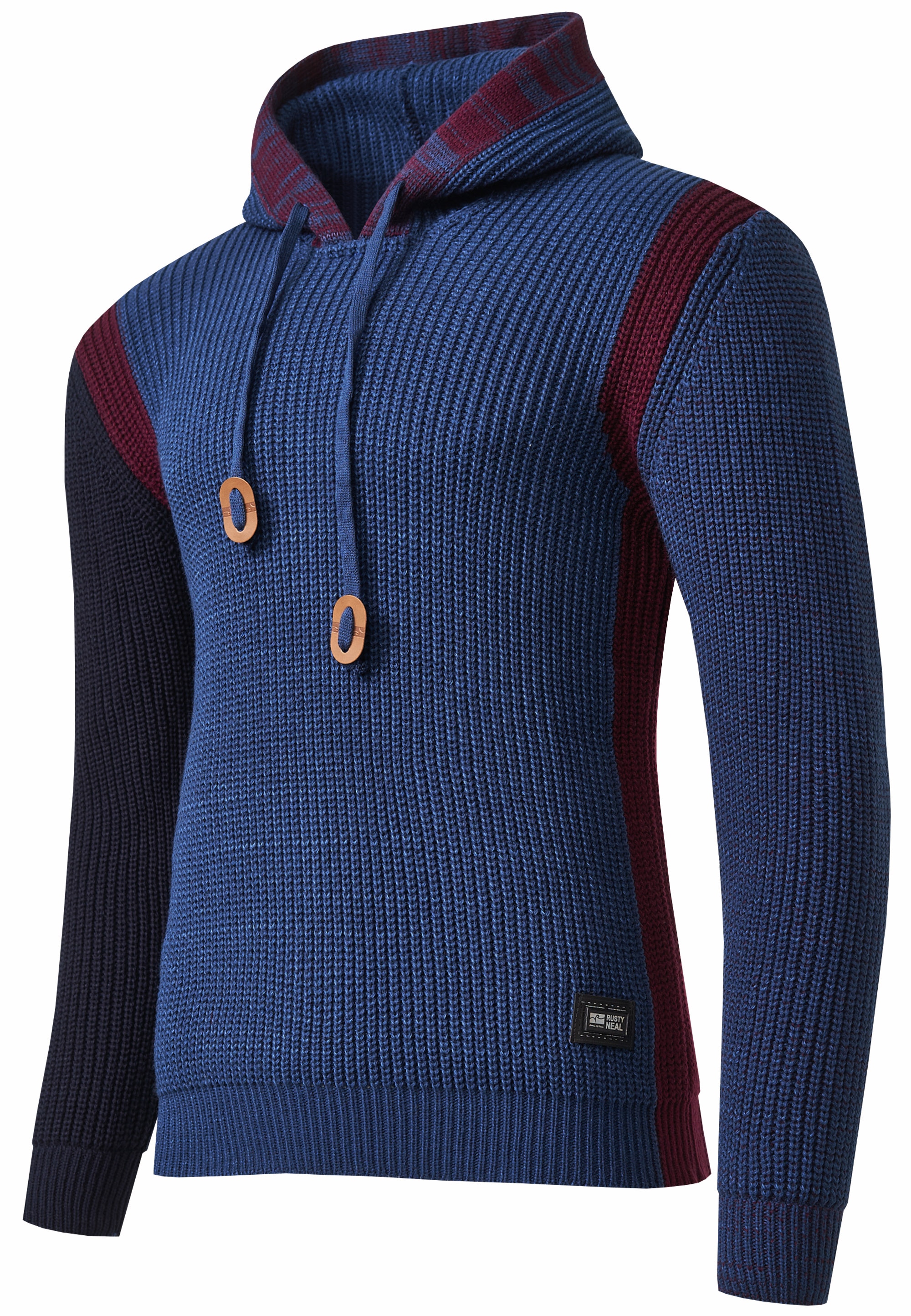 Rusty Neal Strickpullover, mit Kontrast-Details