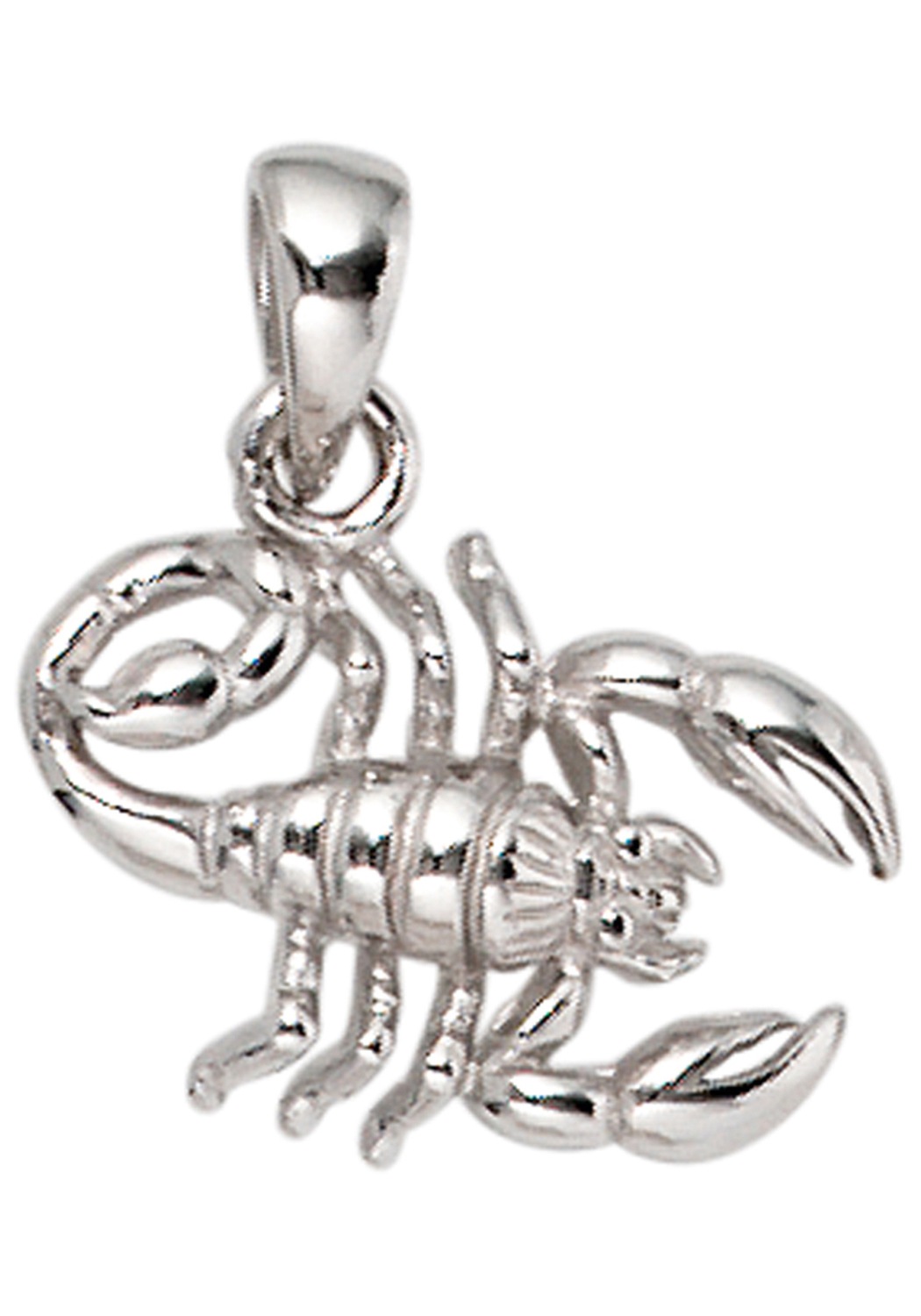 JOBO Damen Sternzeichenanhänger "Anhänger Sternzeichen", Skorpion, Silber 925 (Sterlingsilber), silber, Silber 925 (Sterlingsilber), Schmuckanhänger,
