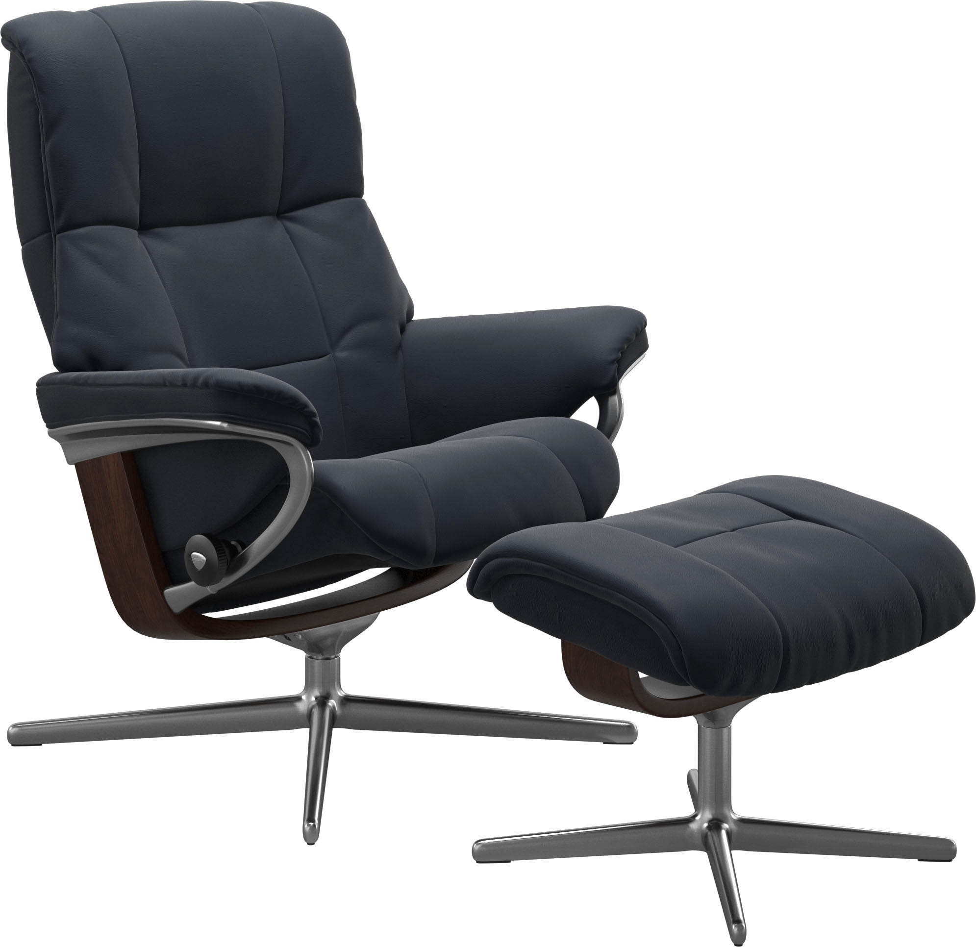 Stressless® Relaxsessel »Mayfair«, mit Cross Base, Größe S, M & L, Holzakzent Braun