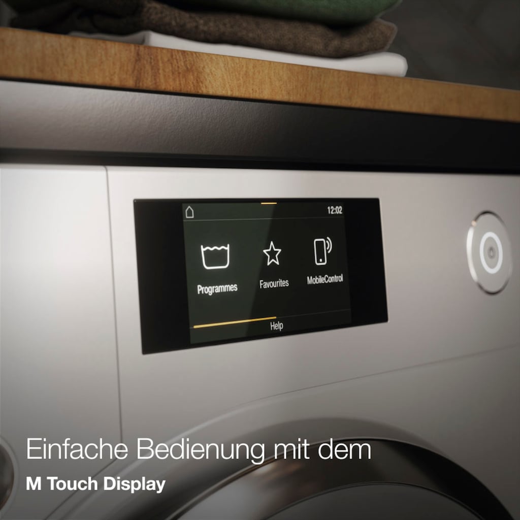 Miele Waschmaschine »WSR863WPS D LW PWash&TDos«, WSR863 WPS PWash&TDos&9kg, 9 kg, 1600 U/min, Waschassistent - nennt Ihnen das beste Programm für Ihre Textilien